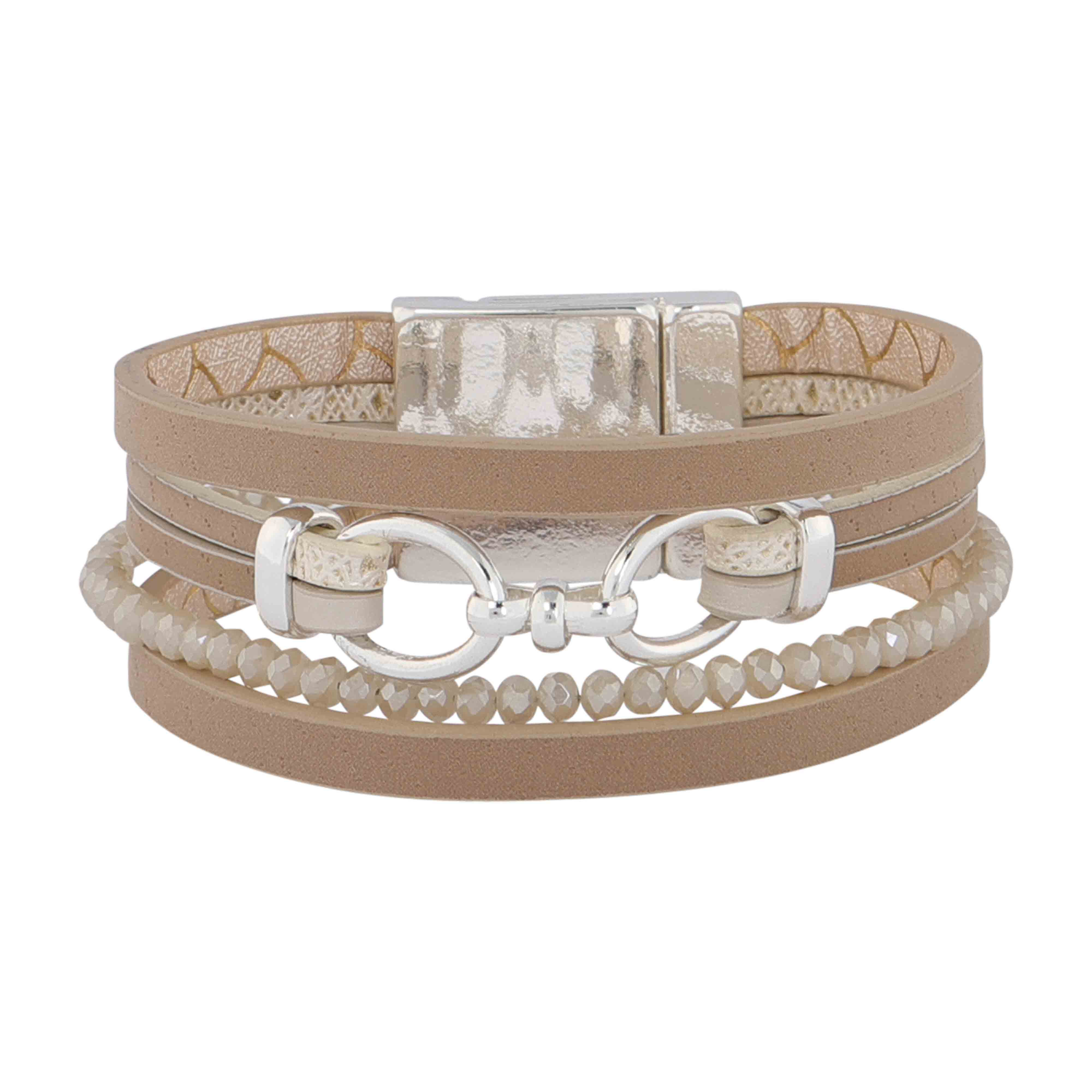 Stacked Leather Bracelet