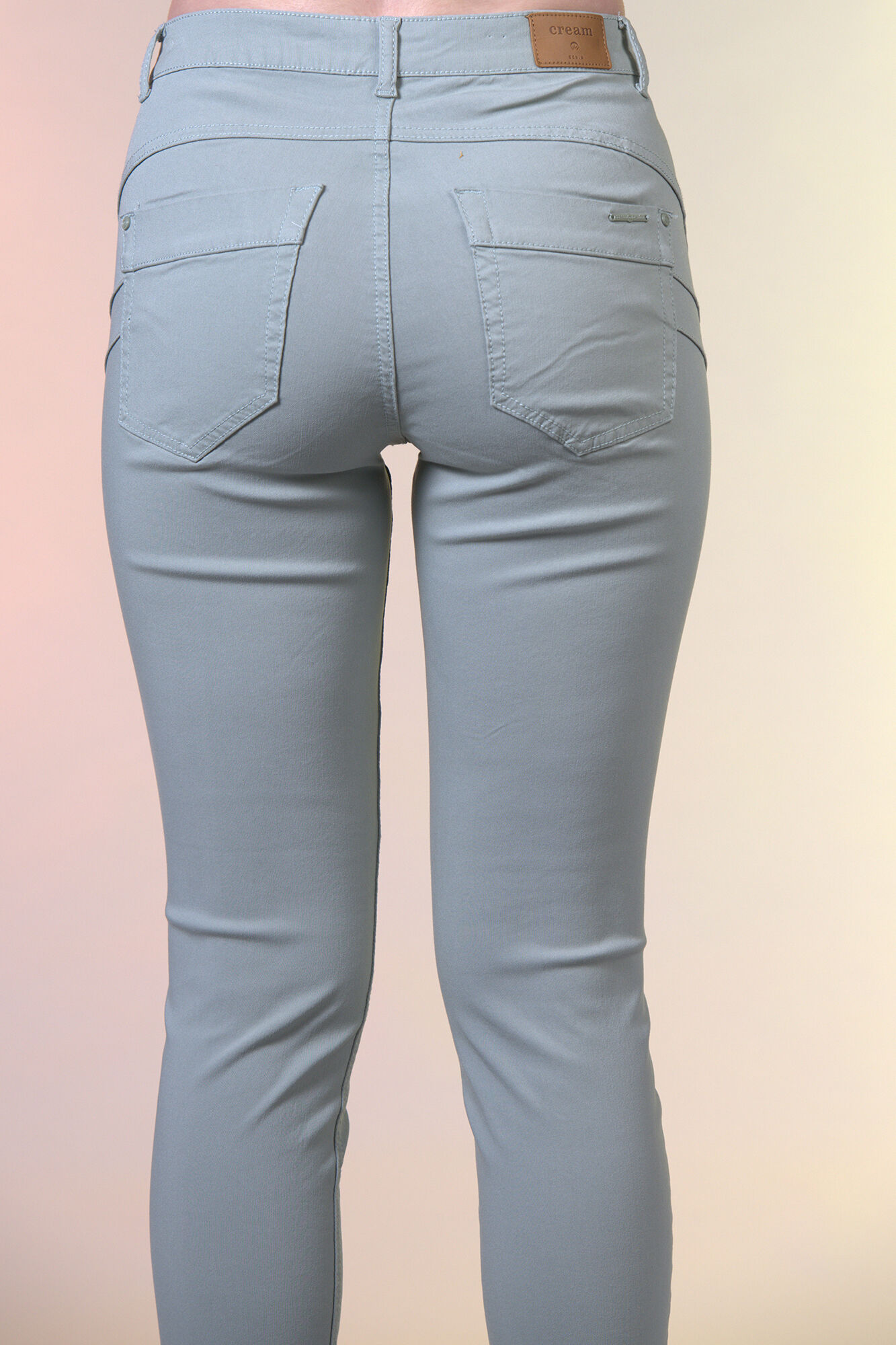 Cream Shape Fit Ani Twill Pant Image 2