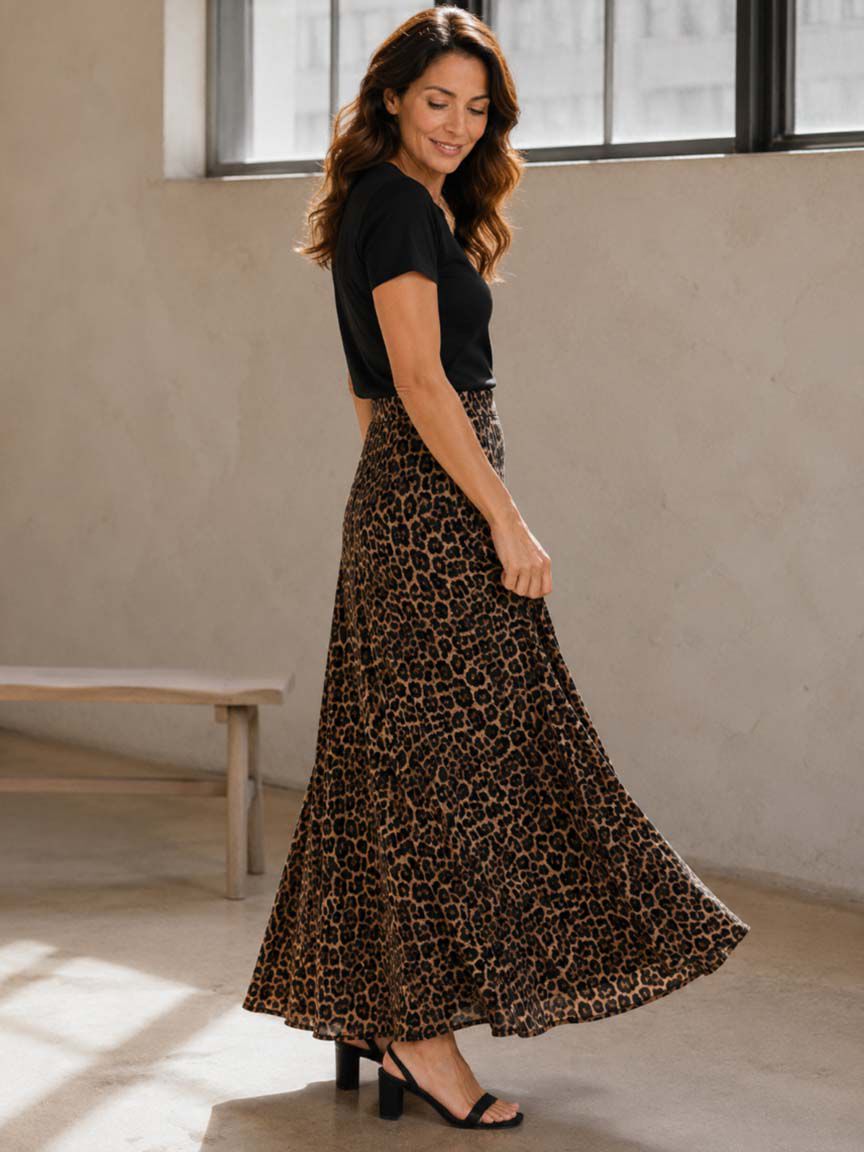 Pull-On Maxi Skirt