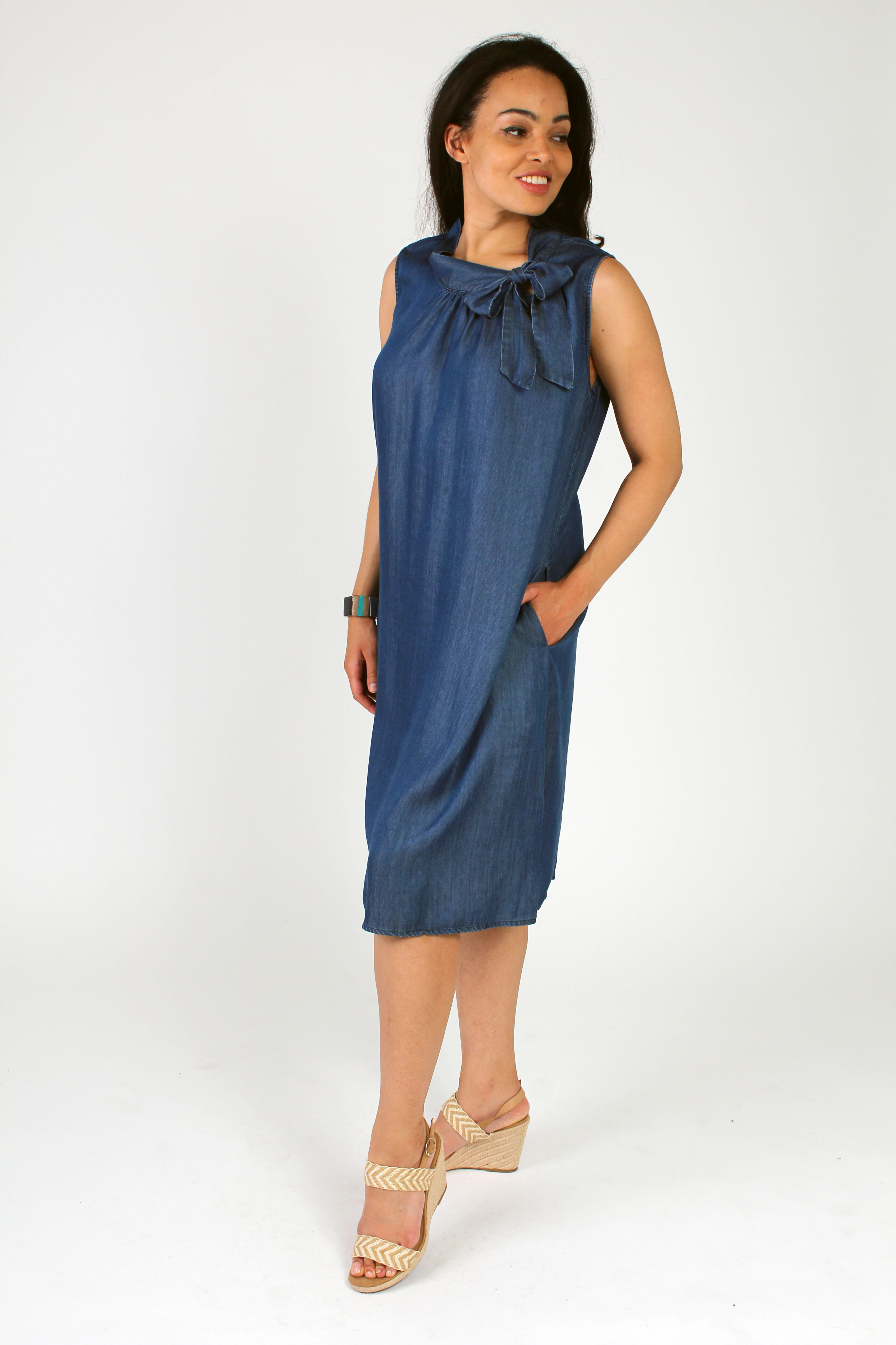 Tencel Midi Dress Image 1