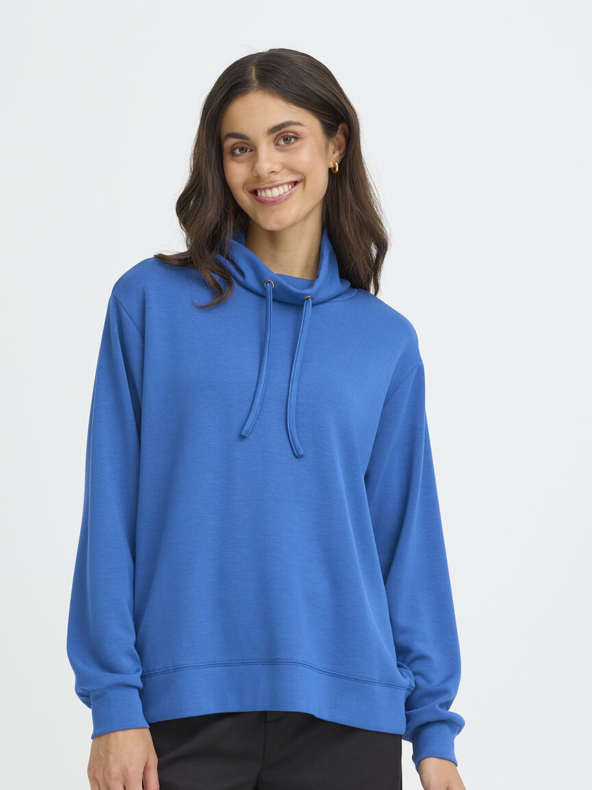 Soft Knit Mockneck Pullover Image 1