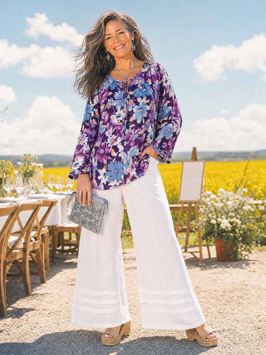 Tie Neck Blouse