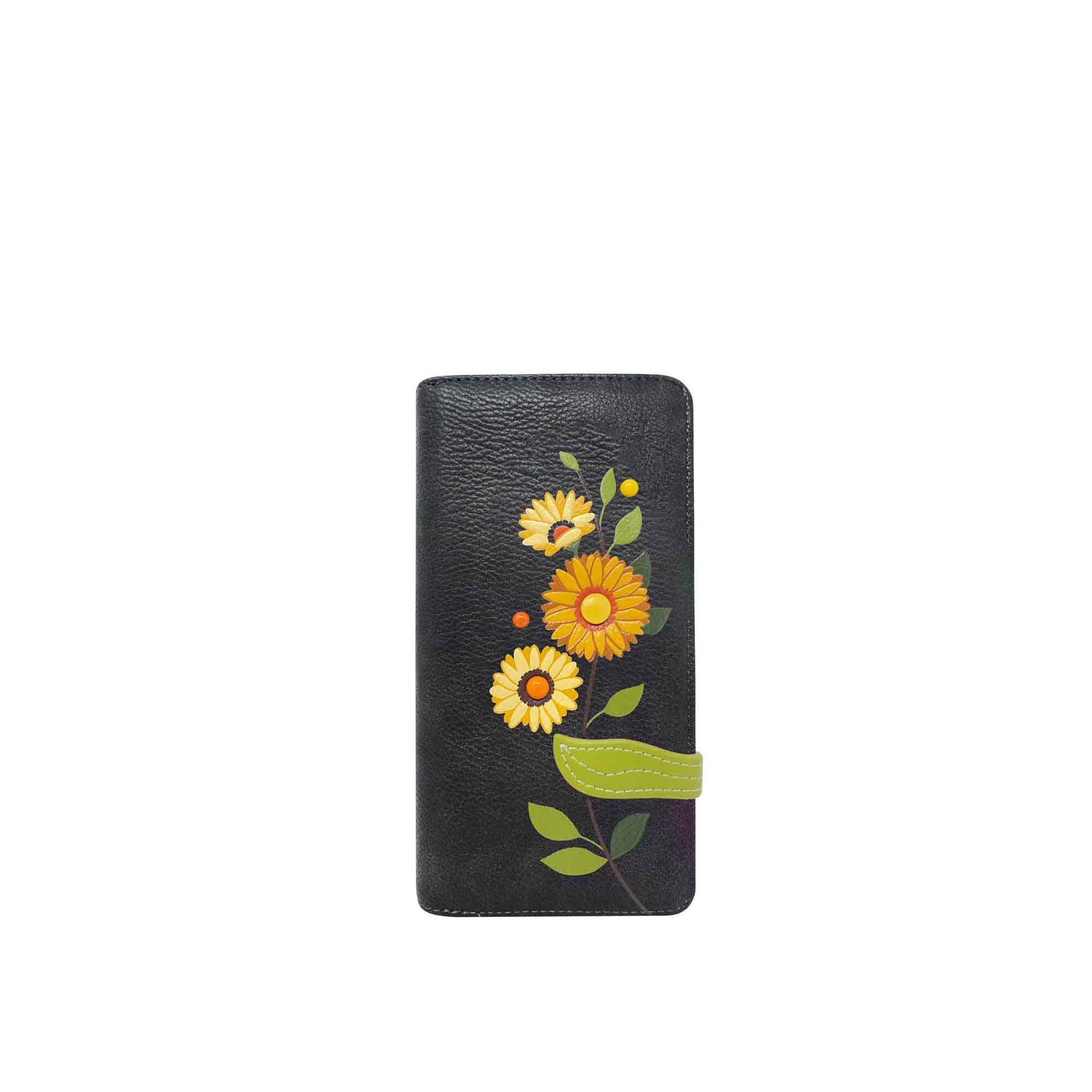 Clutch wallet joyful sunflowers 