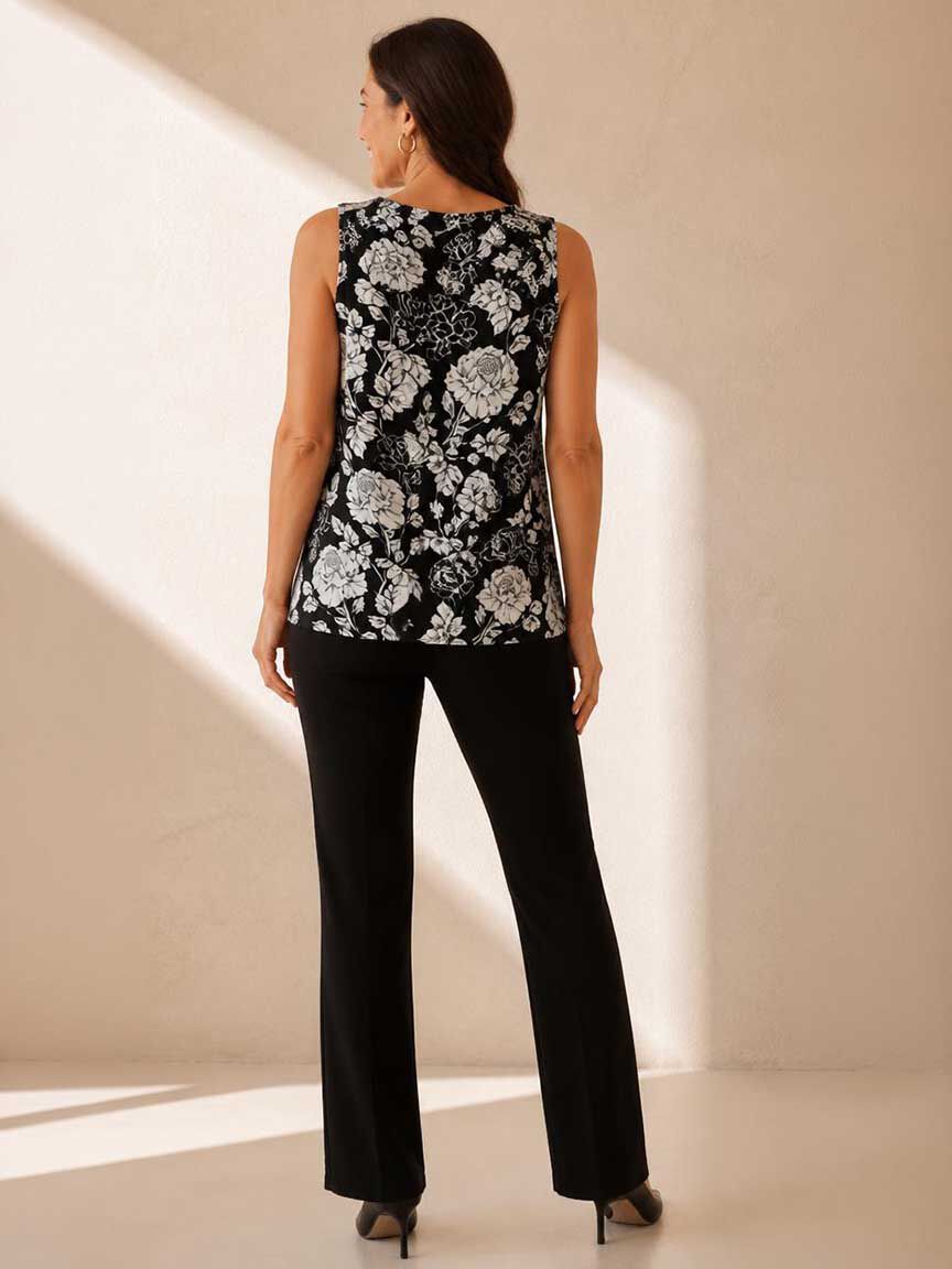 Sleeveless Cowl Neck Top