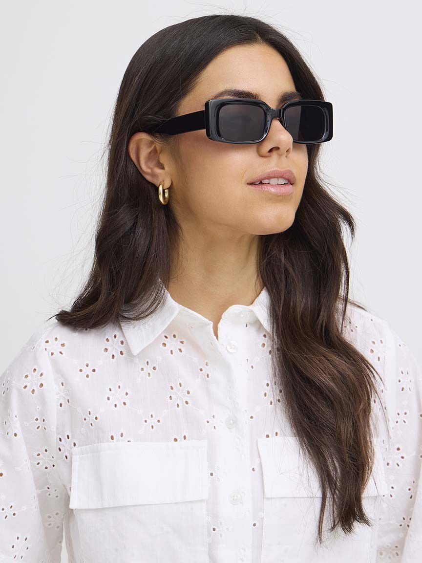 Rectangular Frame Sunglasses