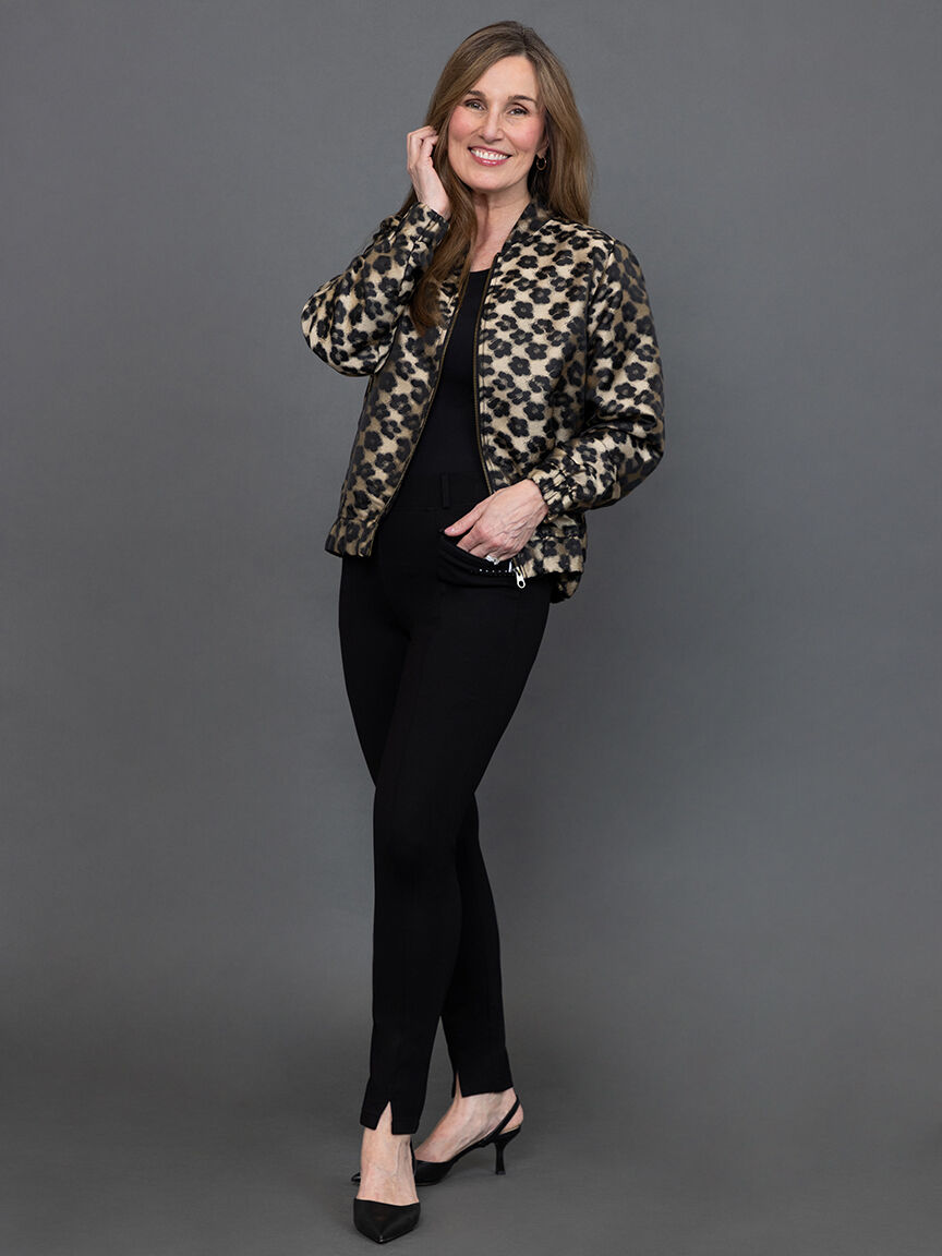 Pull On Slim Leg Pant Image 1