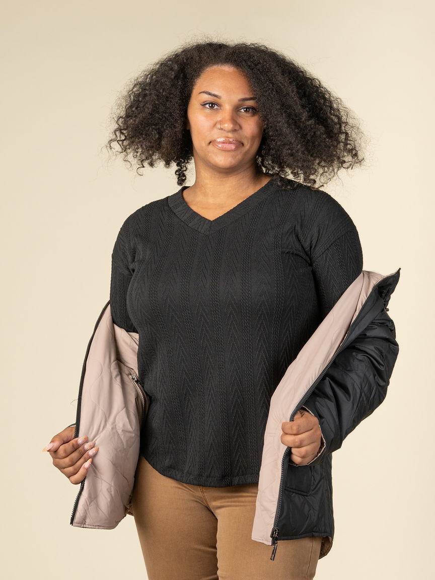 Reversible Quilted Puffer Jacket