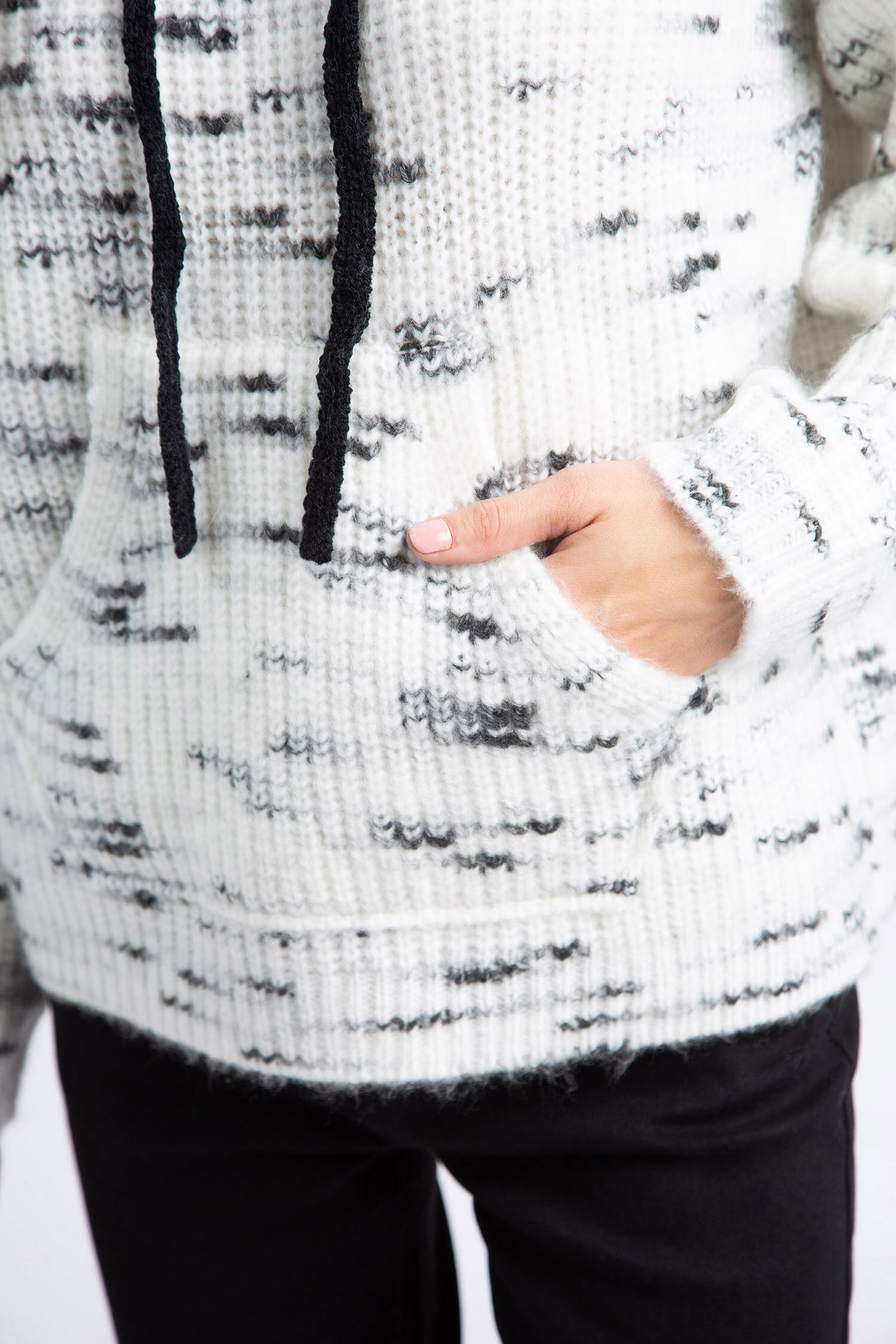 Kanga Pocket Knit Hoodie Image 5