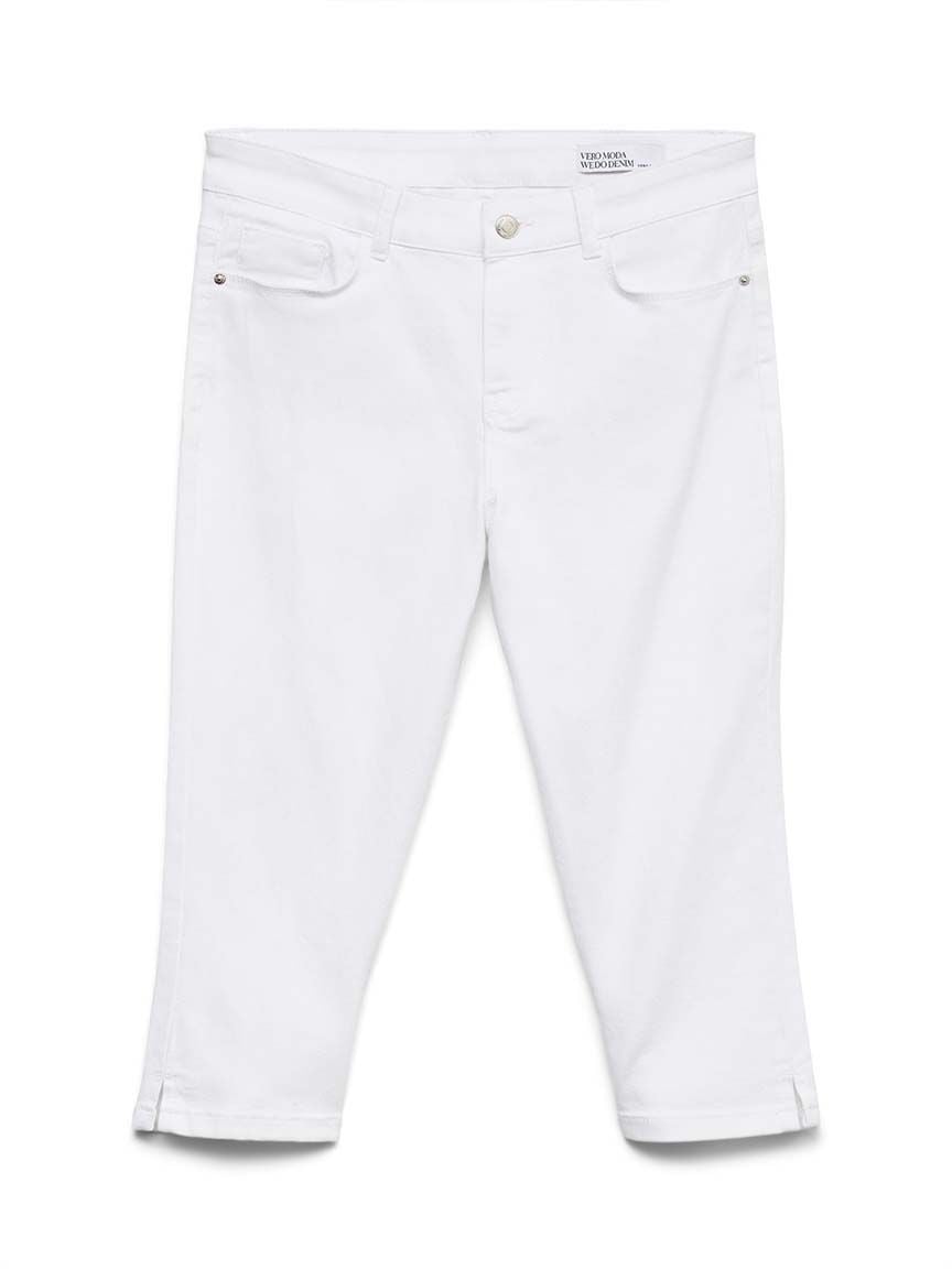 Mid Rise Slim Capri