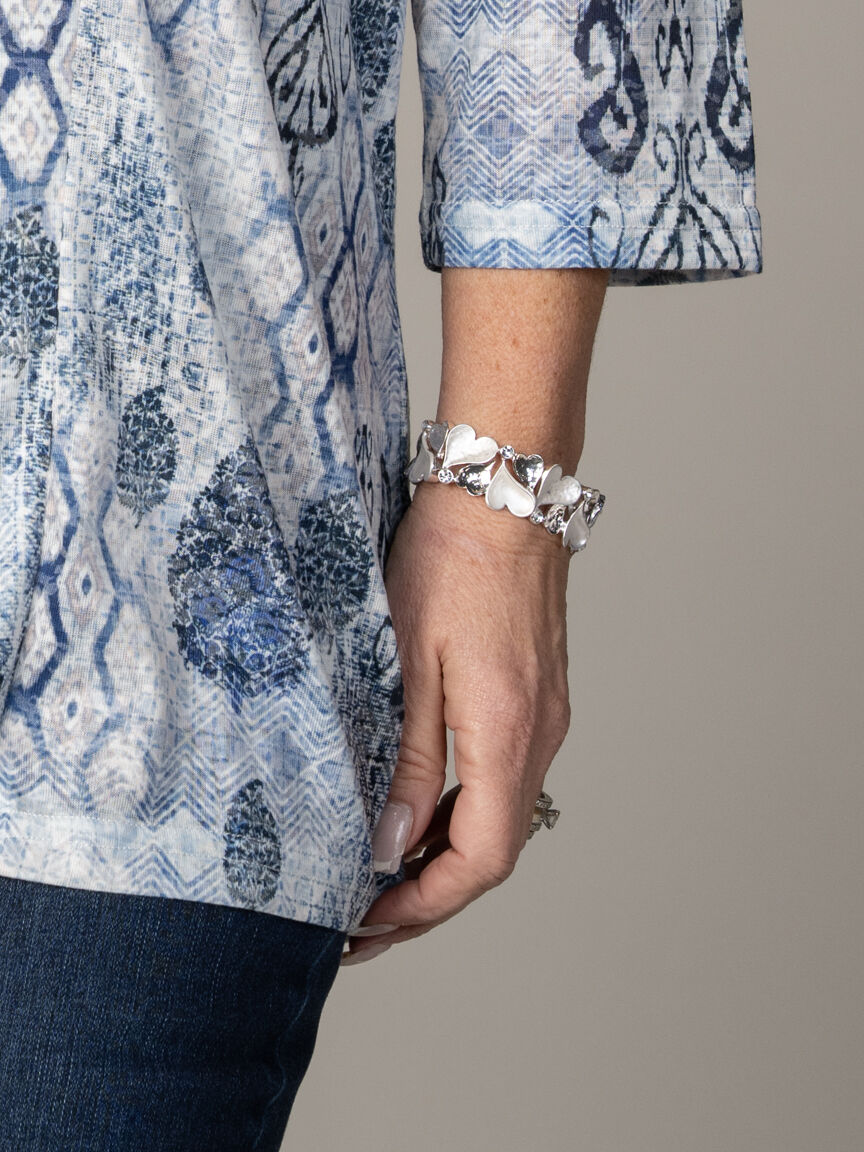 Elastic Heart Bracelet