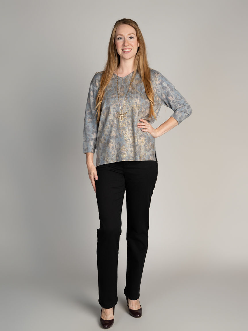 Lightweight 3/4 Sleeve Sweater