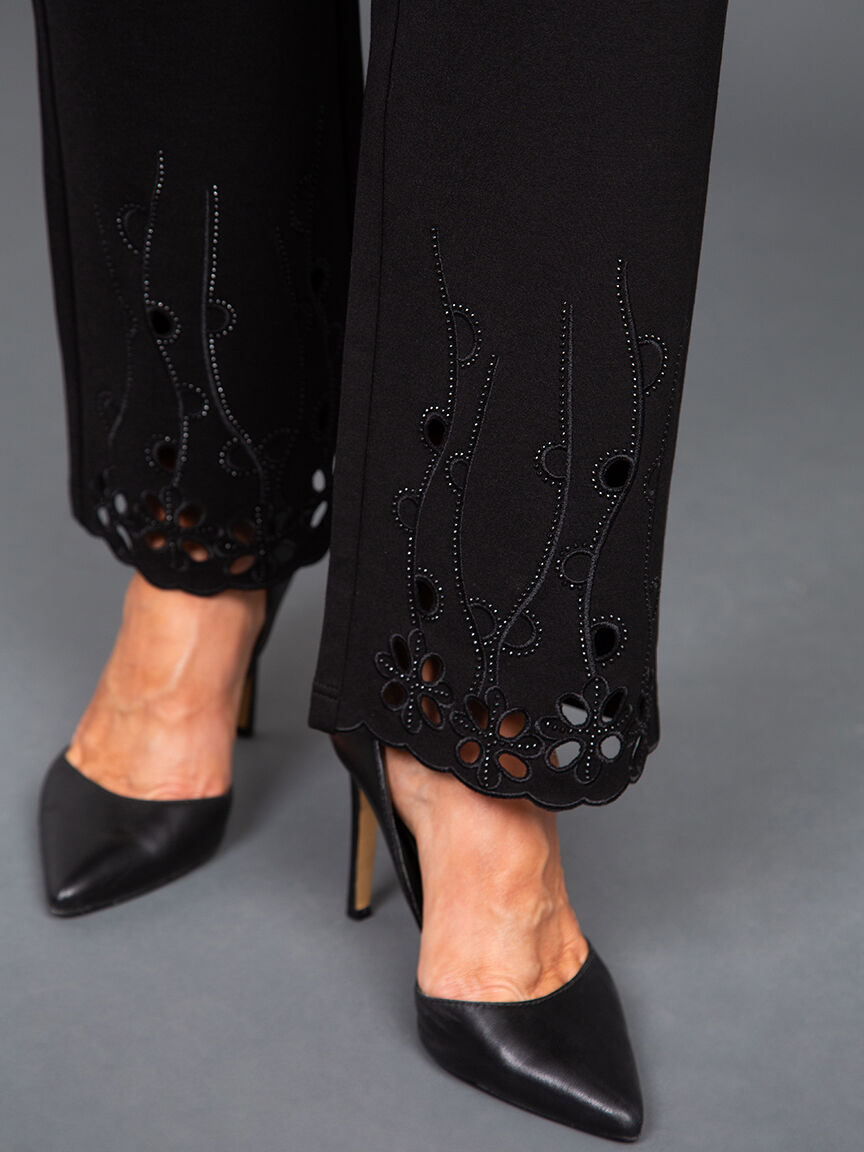 Ponte di Roma Pull-On Pant w/ Bling Image 5