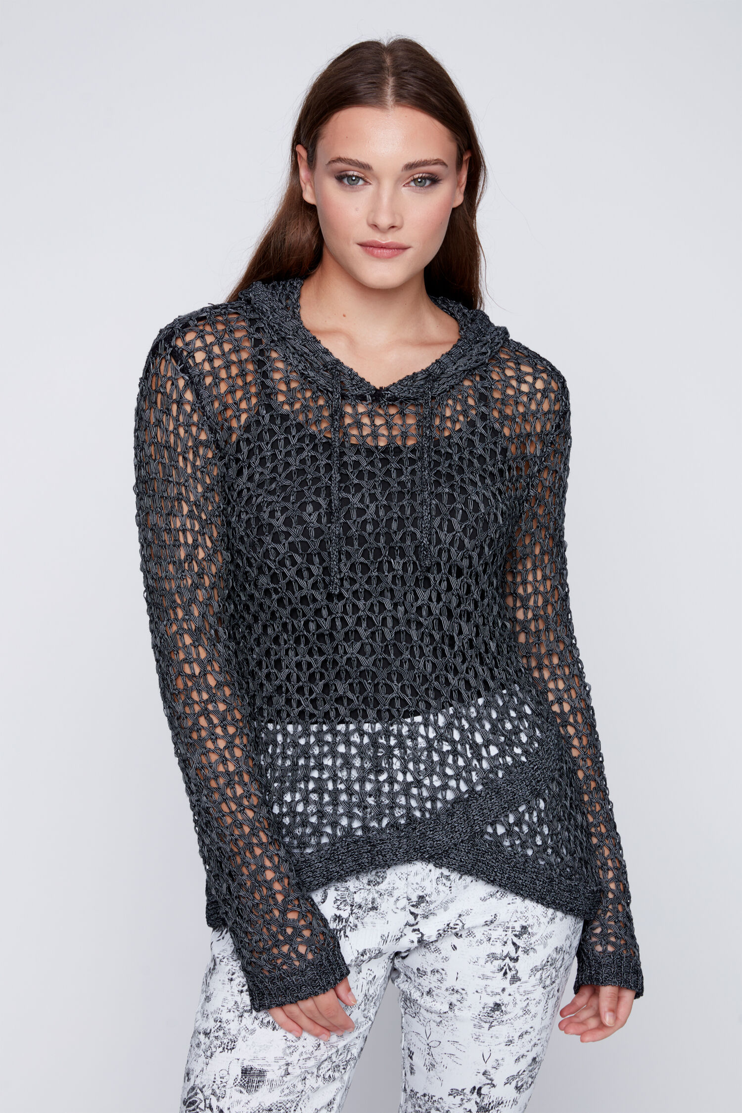 Twist Yarn Hoodie Image 1