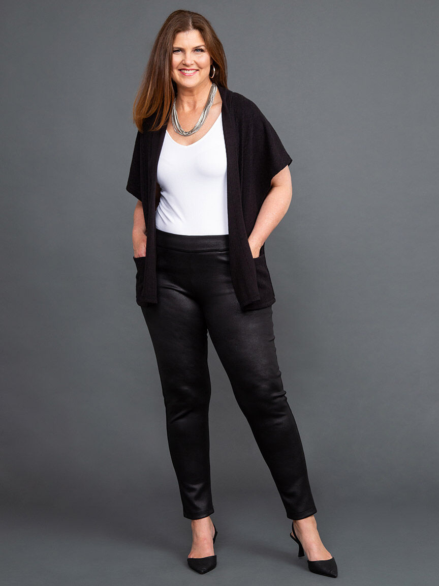 Longline Open Front Cardigan