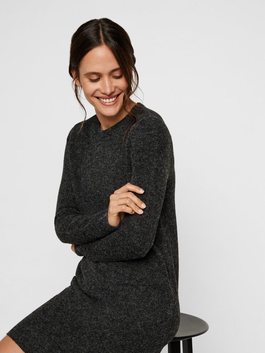  Knee Length Sweater Dress
