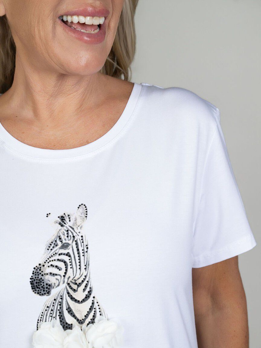 Zebra Graphic T-Shirt