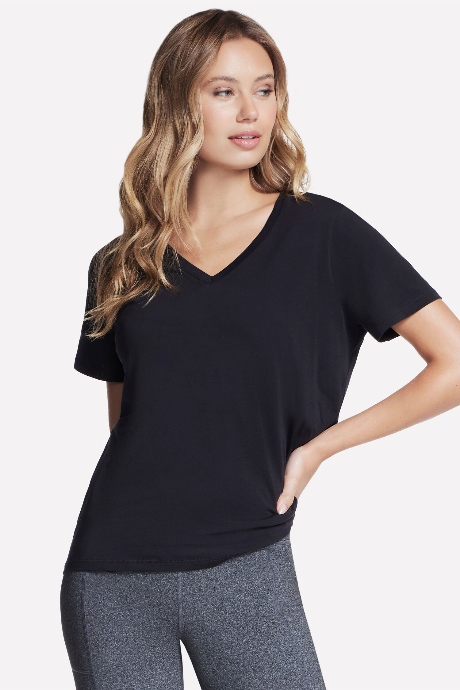 Pima V-Neck Tee 