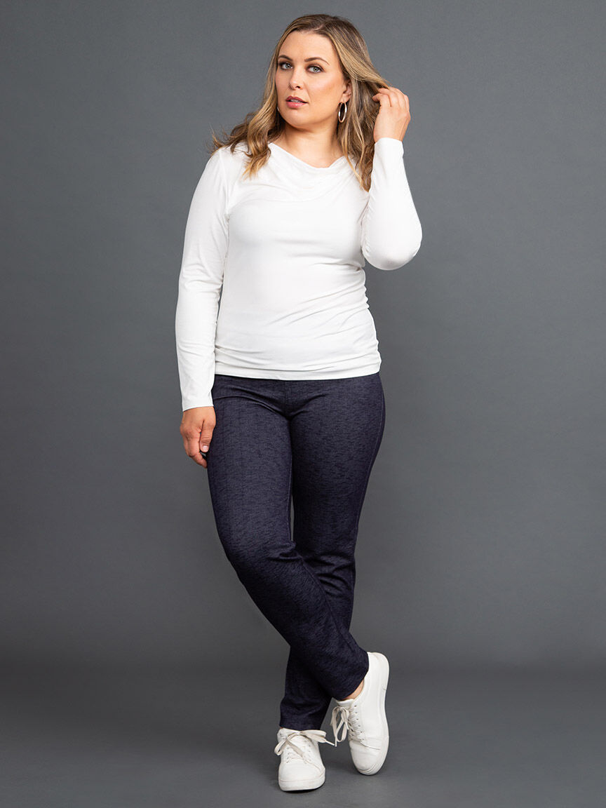 Long Sleeve Drapey Top