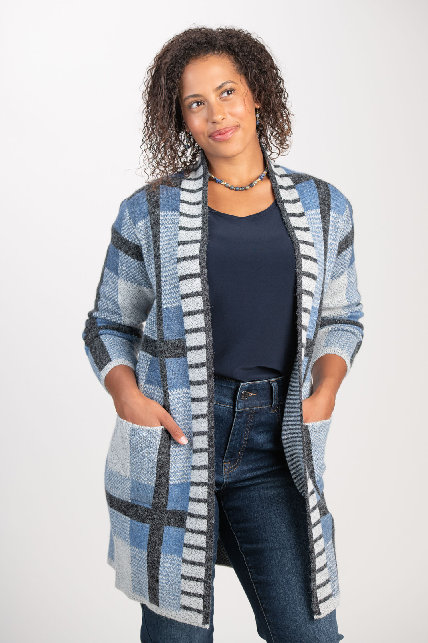 Plaid Cardigan   Image 3