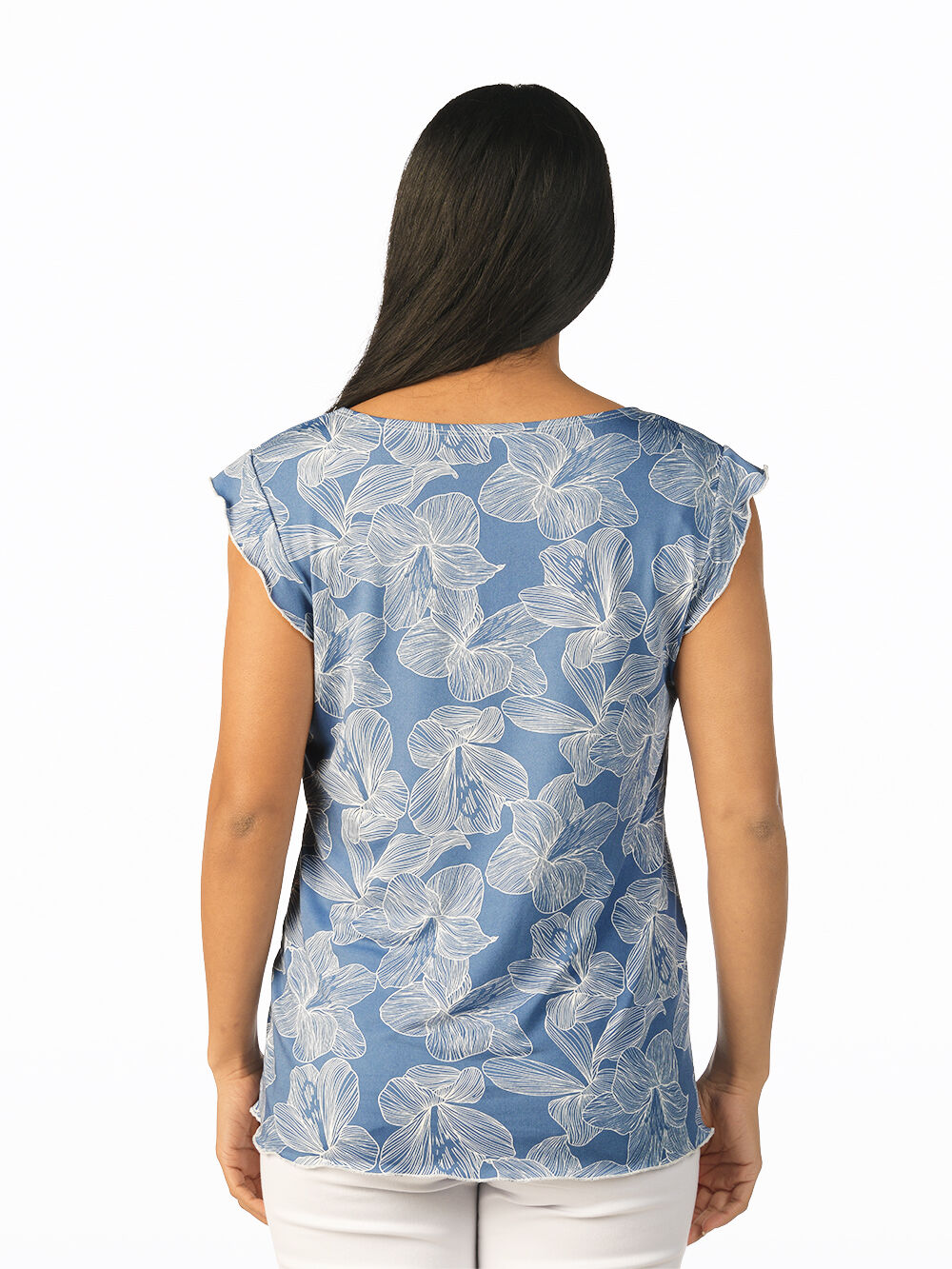 Frilly Florally Top Image 2