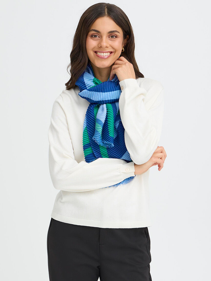 Lightweight Pleat Scarf