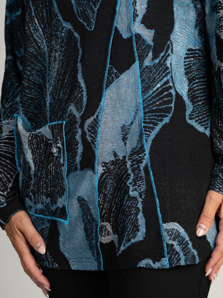 Cowl Neck Long Sleeve Top