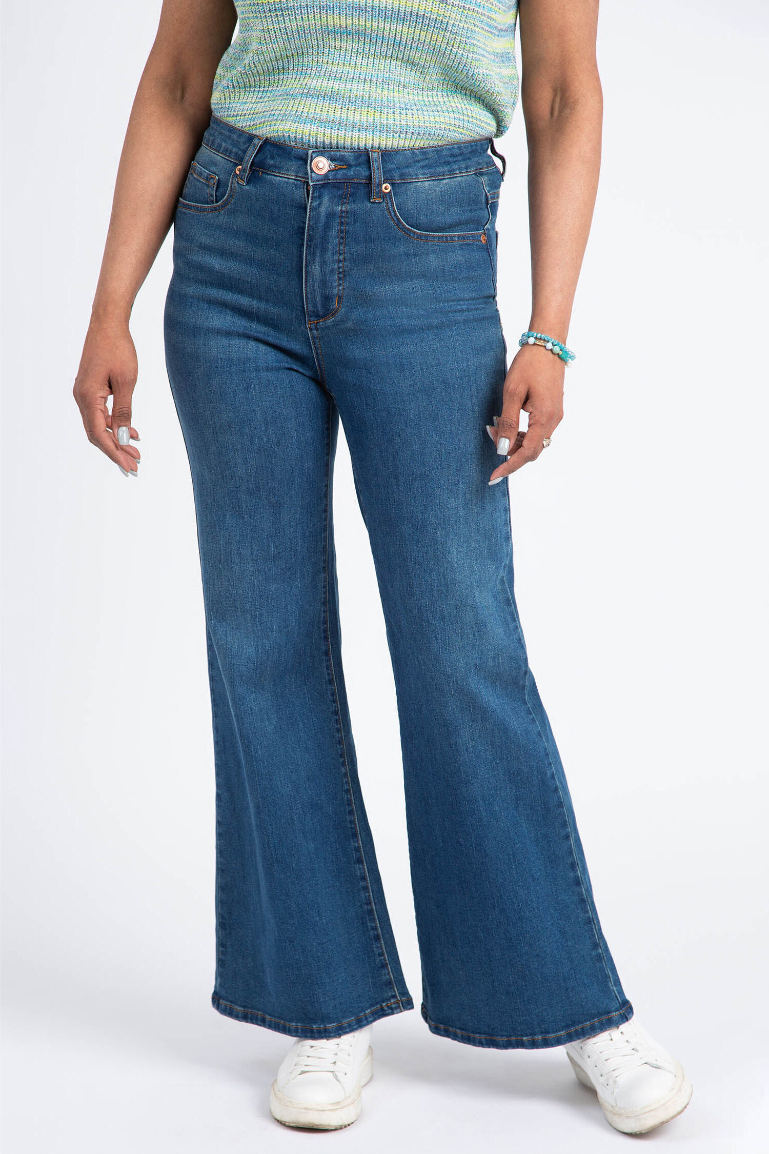 Brooke High Rise Palazzo Jean Image 1