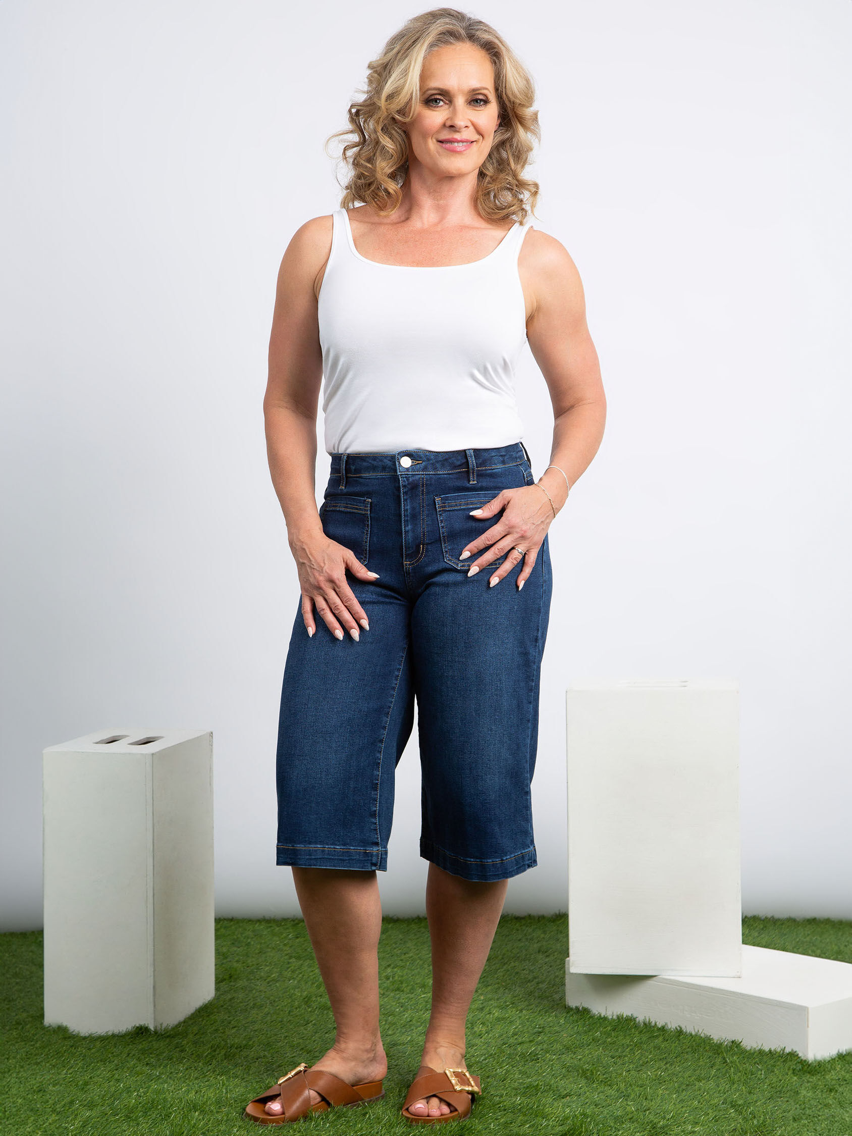 Cotton Blend Tank Top Image 1