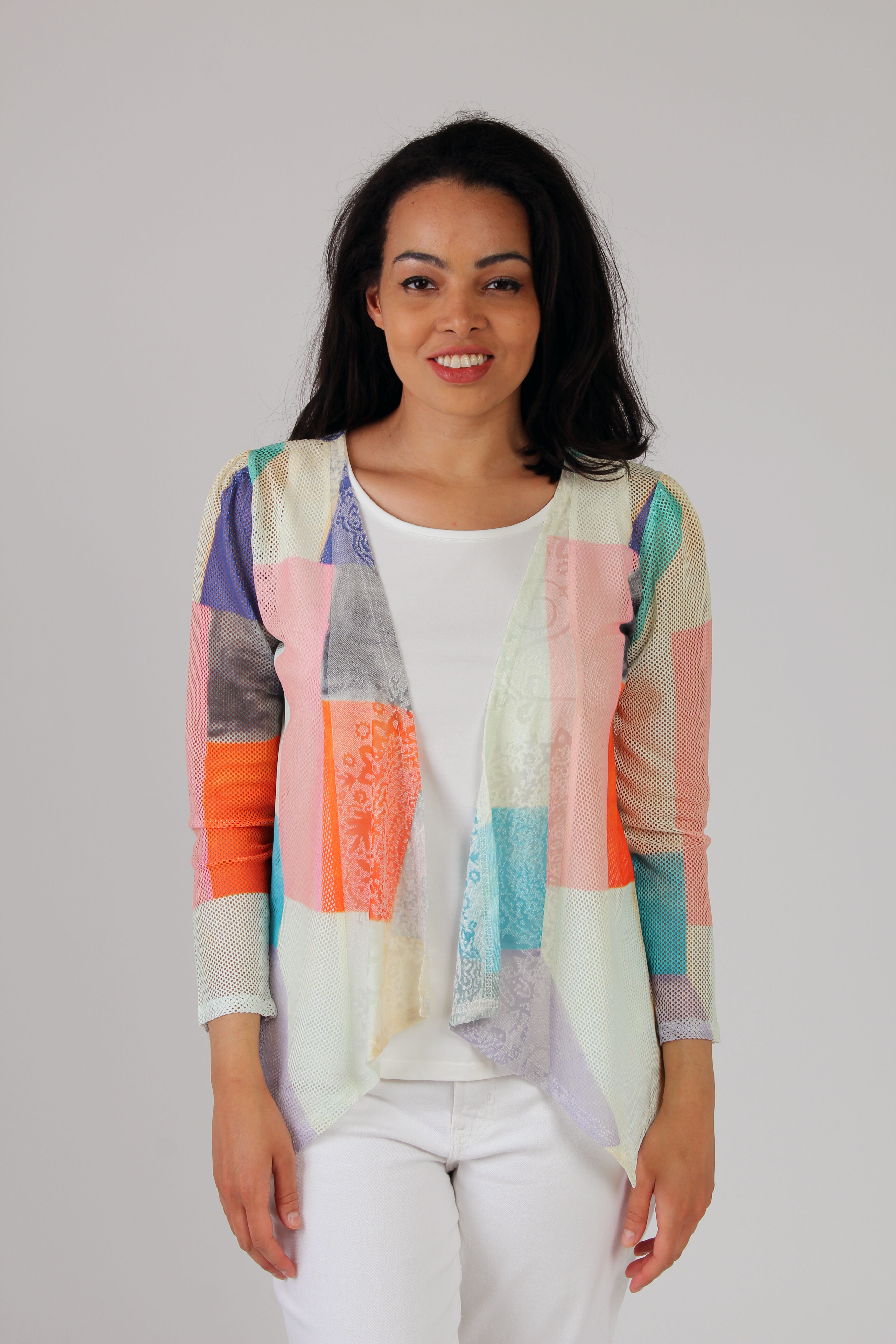 Mesh Burnout Cardigan Image 1