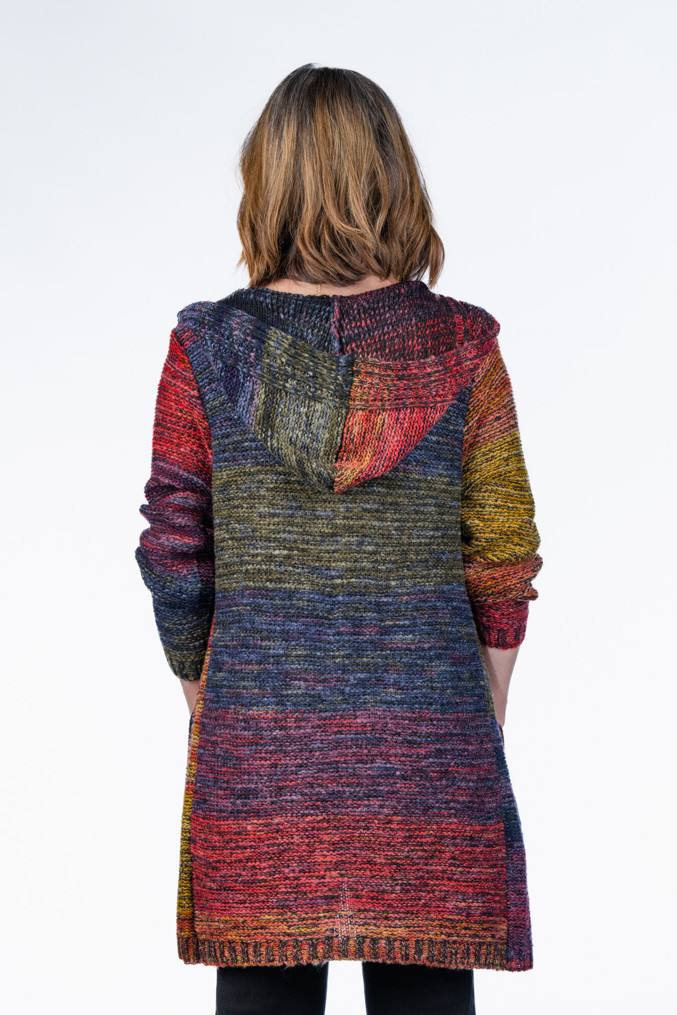 Colorful Spacedye Cardigan Image 2