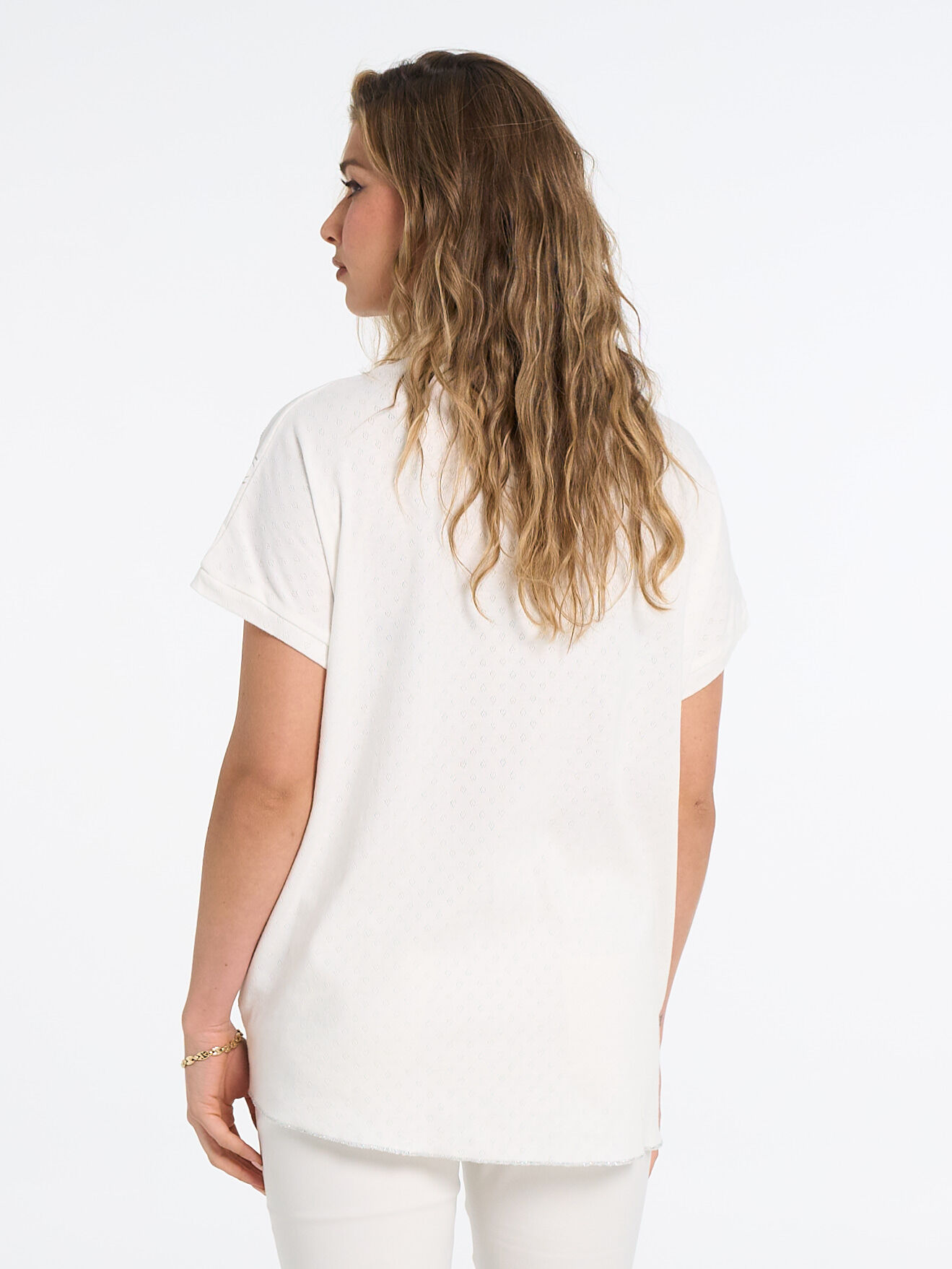 Sparkly Cotton Blend Top Image 3