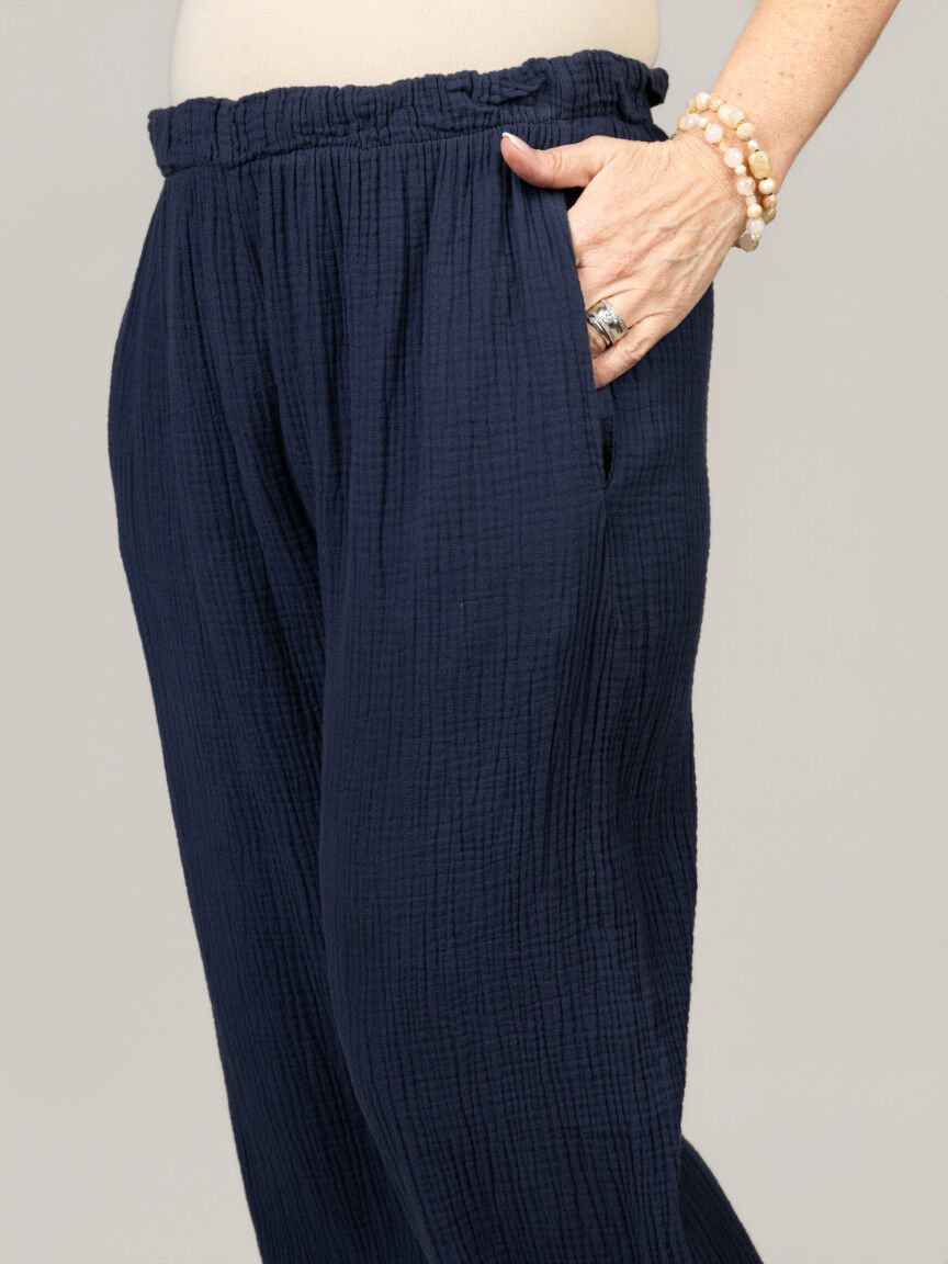 Pull-On Waffle Knit Pants