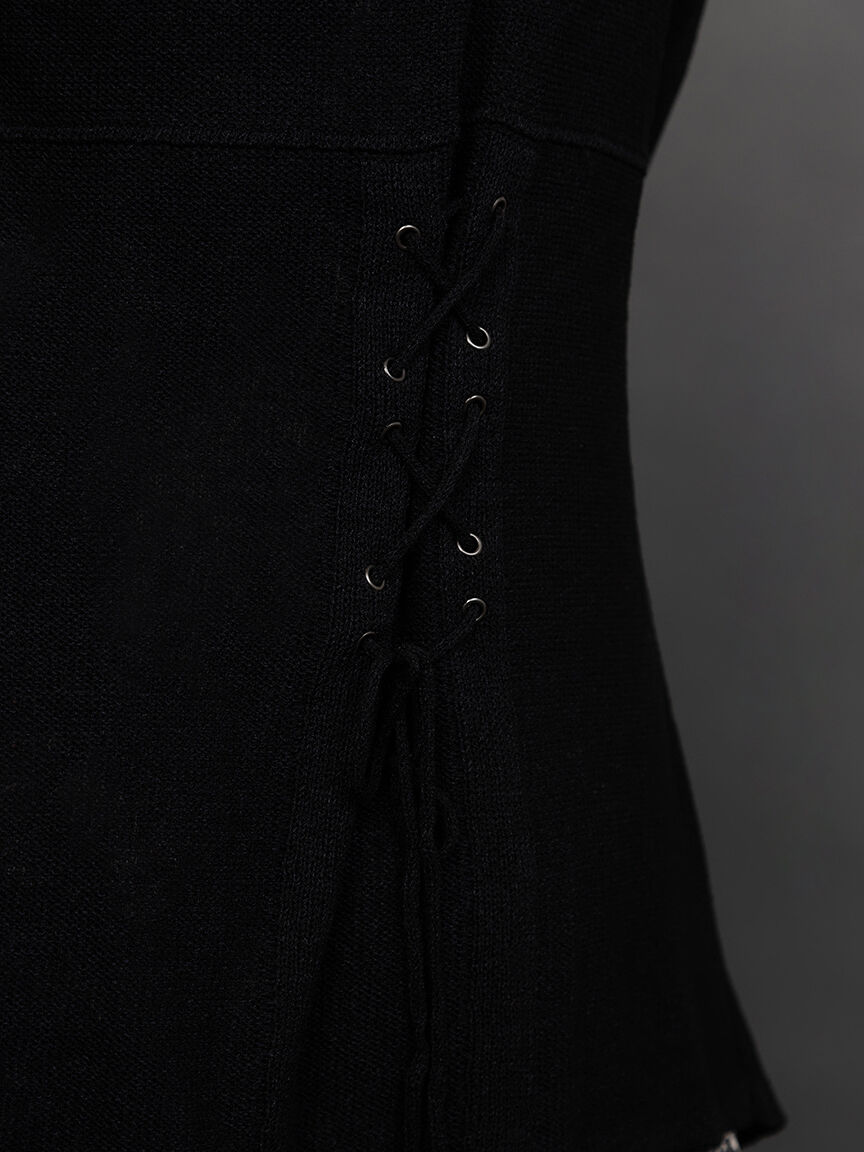 Lightweight Open-Front Knit Cardigan Image 5