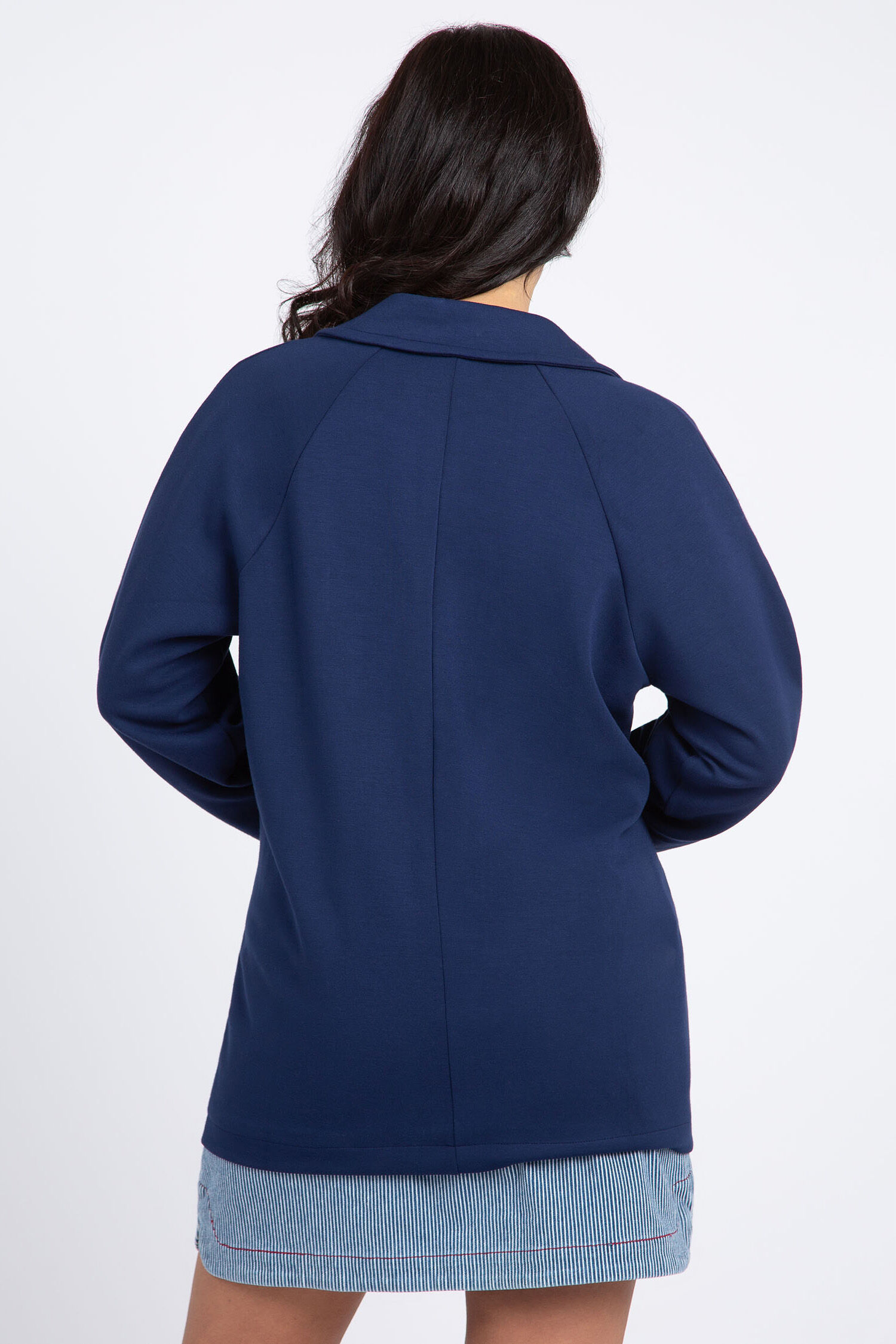 Scuba Knit Coat Image 4