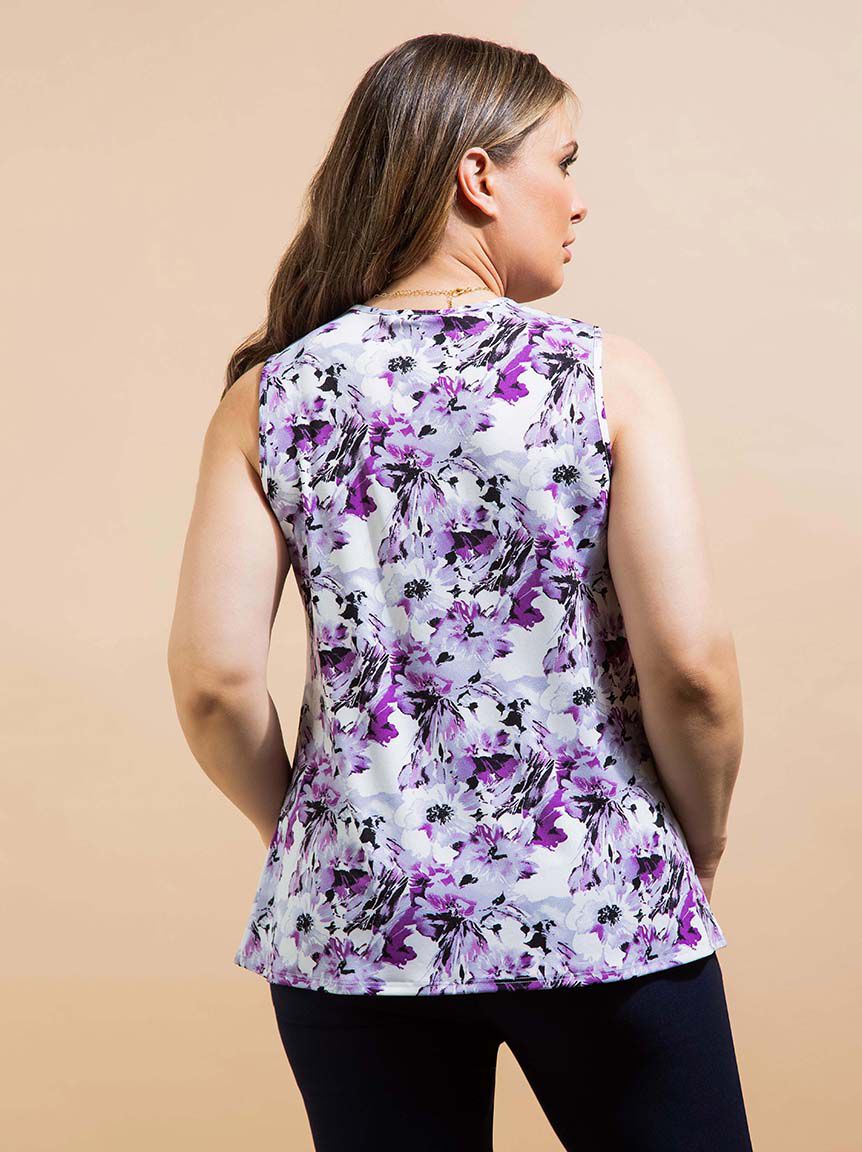 Sleeveless Floral Top Image 4