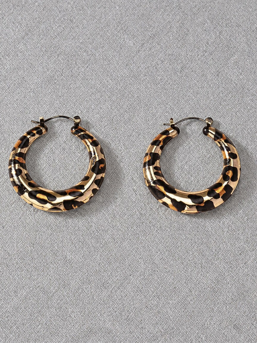 Leopard Print Earrings