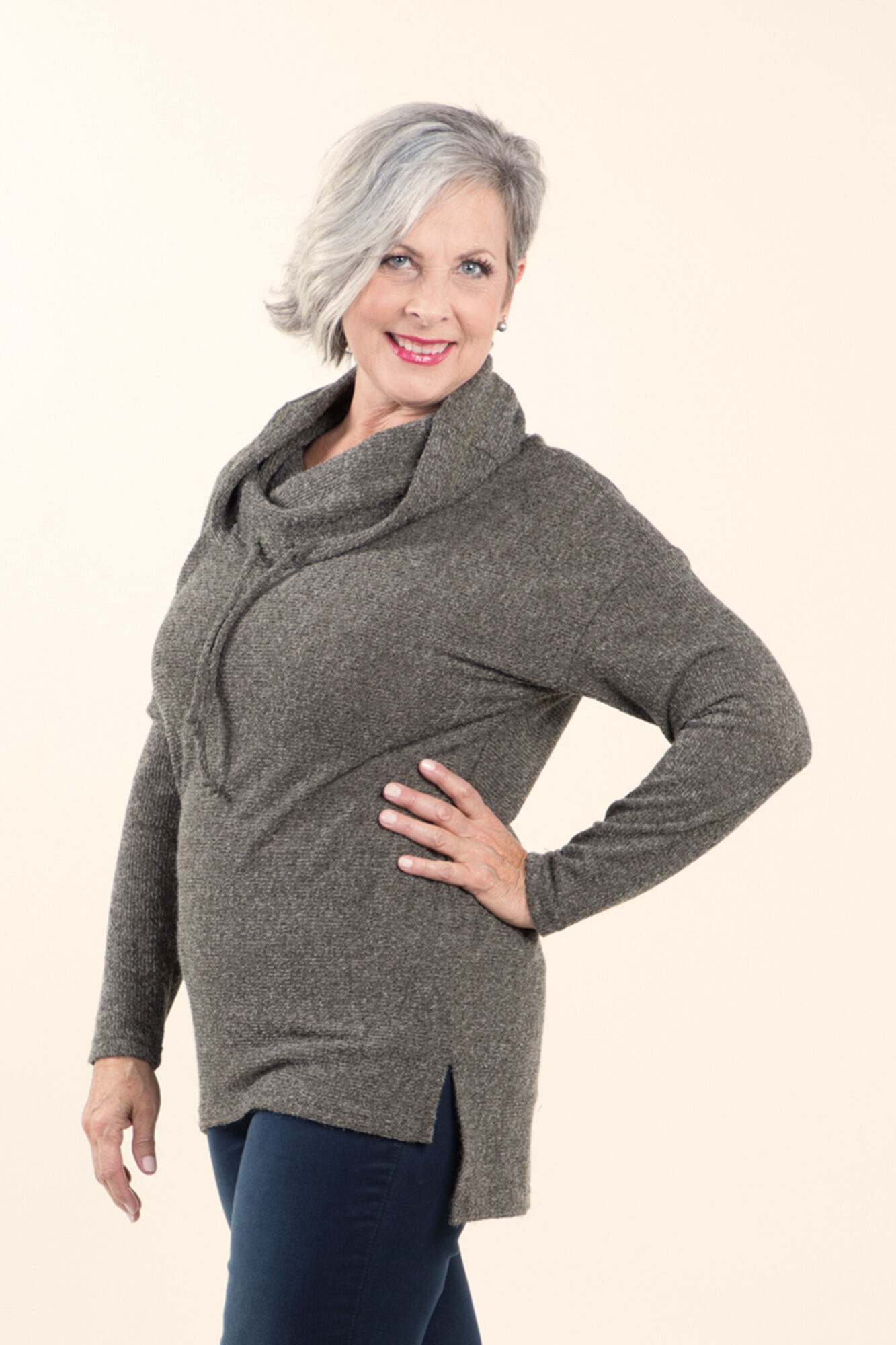 Cowl Neck Top Image 1