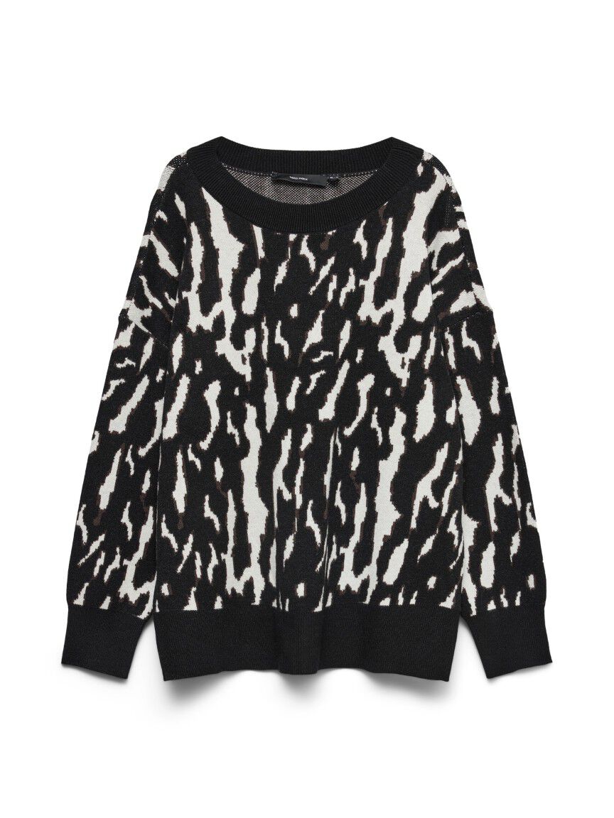 Printed Tunic Sweater