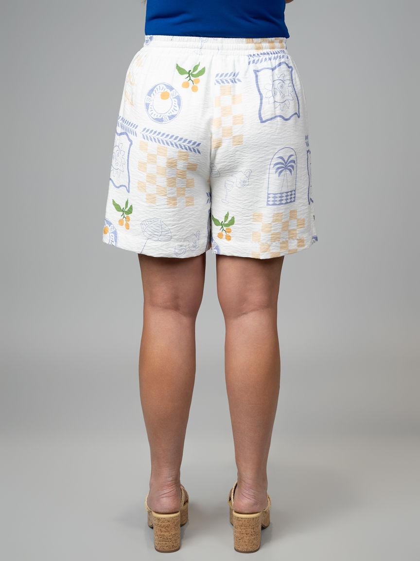 Adjustable Elastic Waist Shorts Image 5