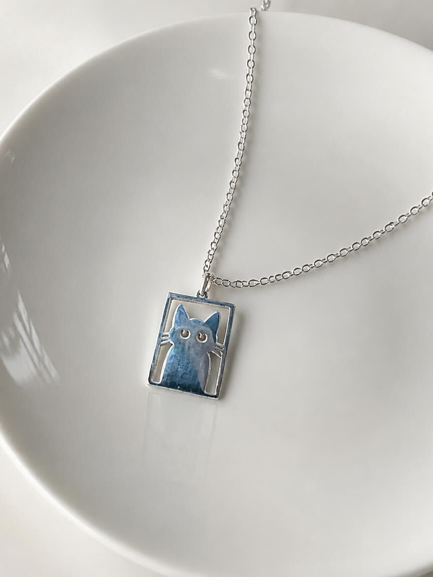 Cat Window Necklace Image 1