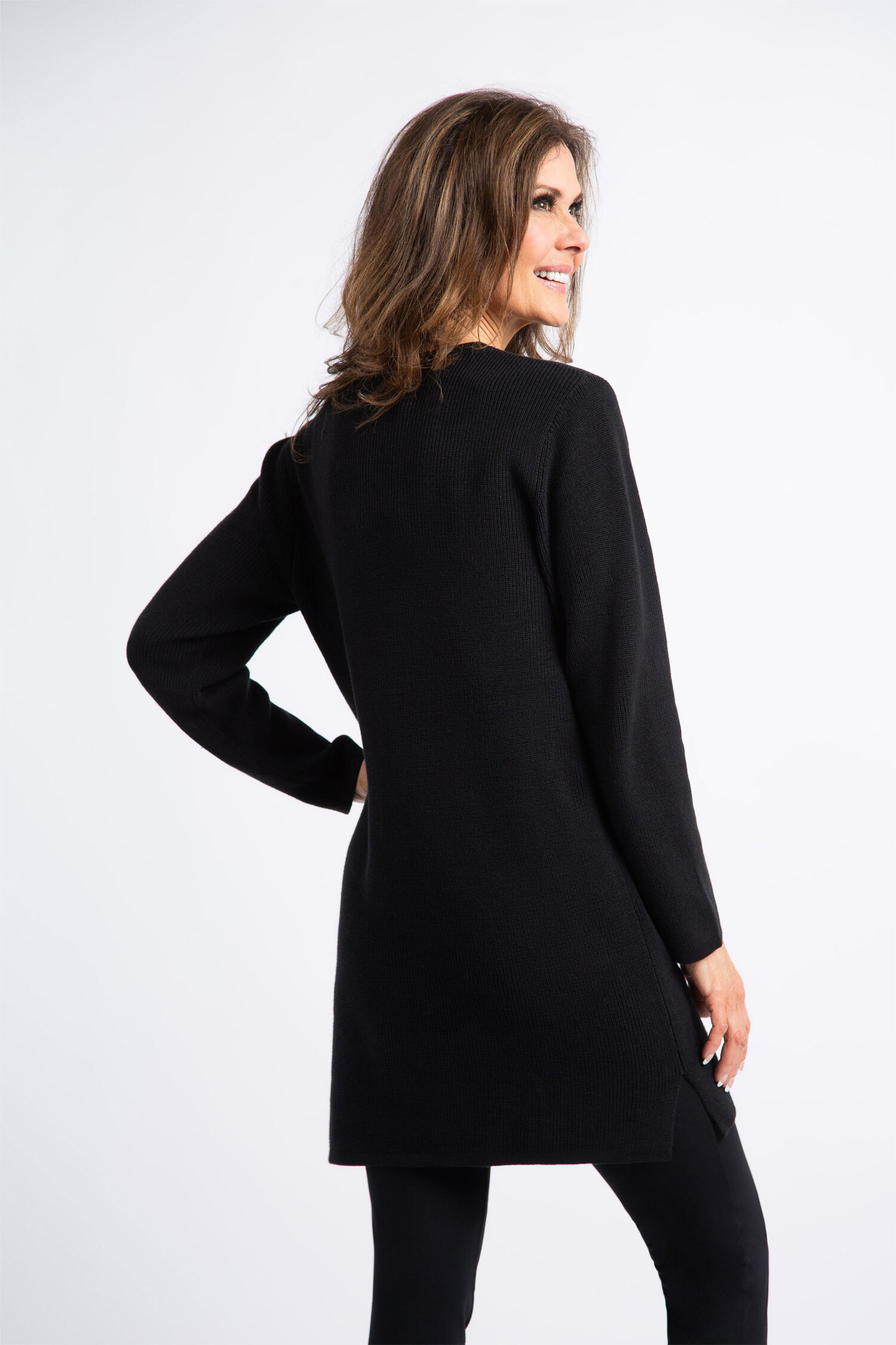 Button-Up Long Cardigan  Image 3