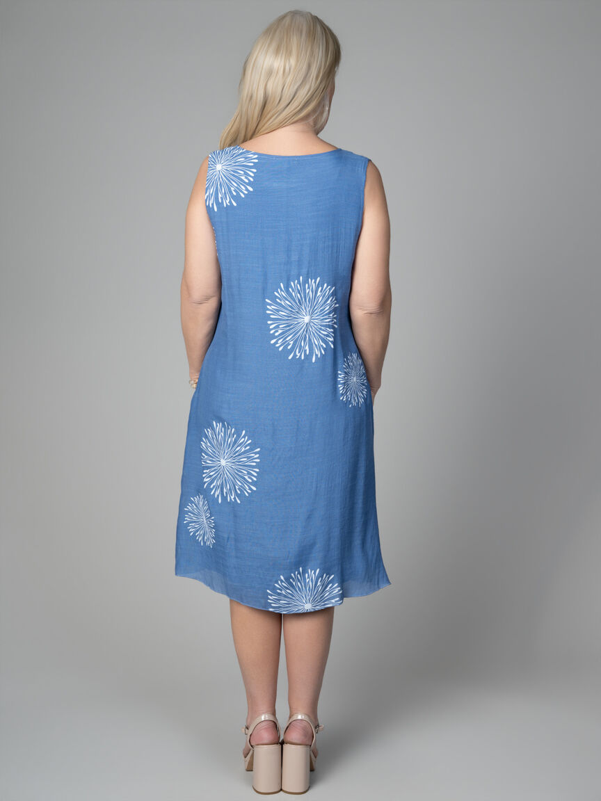 Sleeveless Knee Length Dress