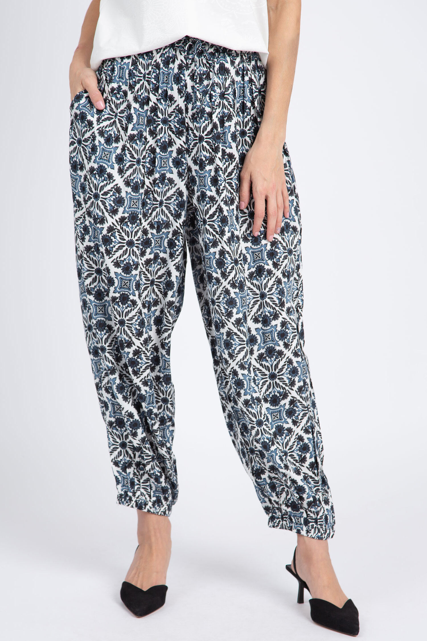 Printed Balloon Pant Image 1