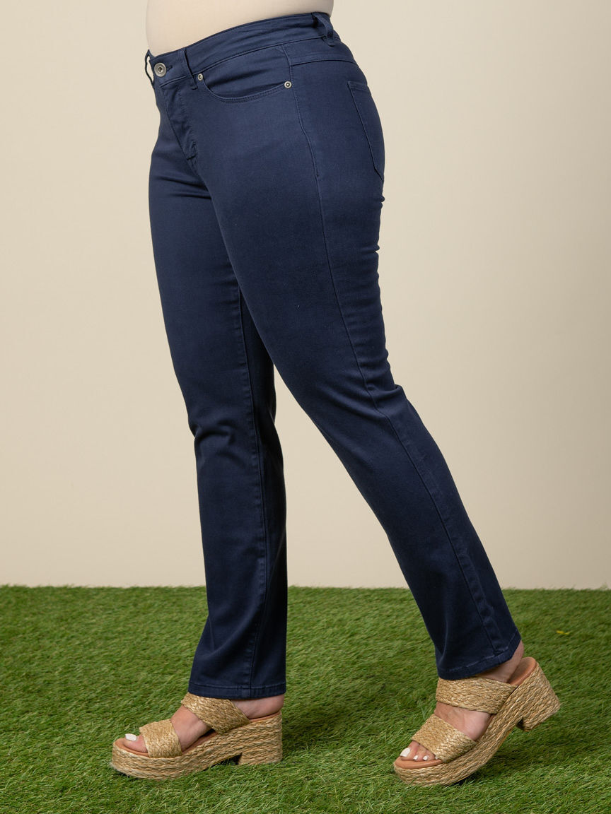Petite 5 Pocket Colored Jeans 