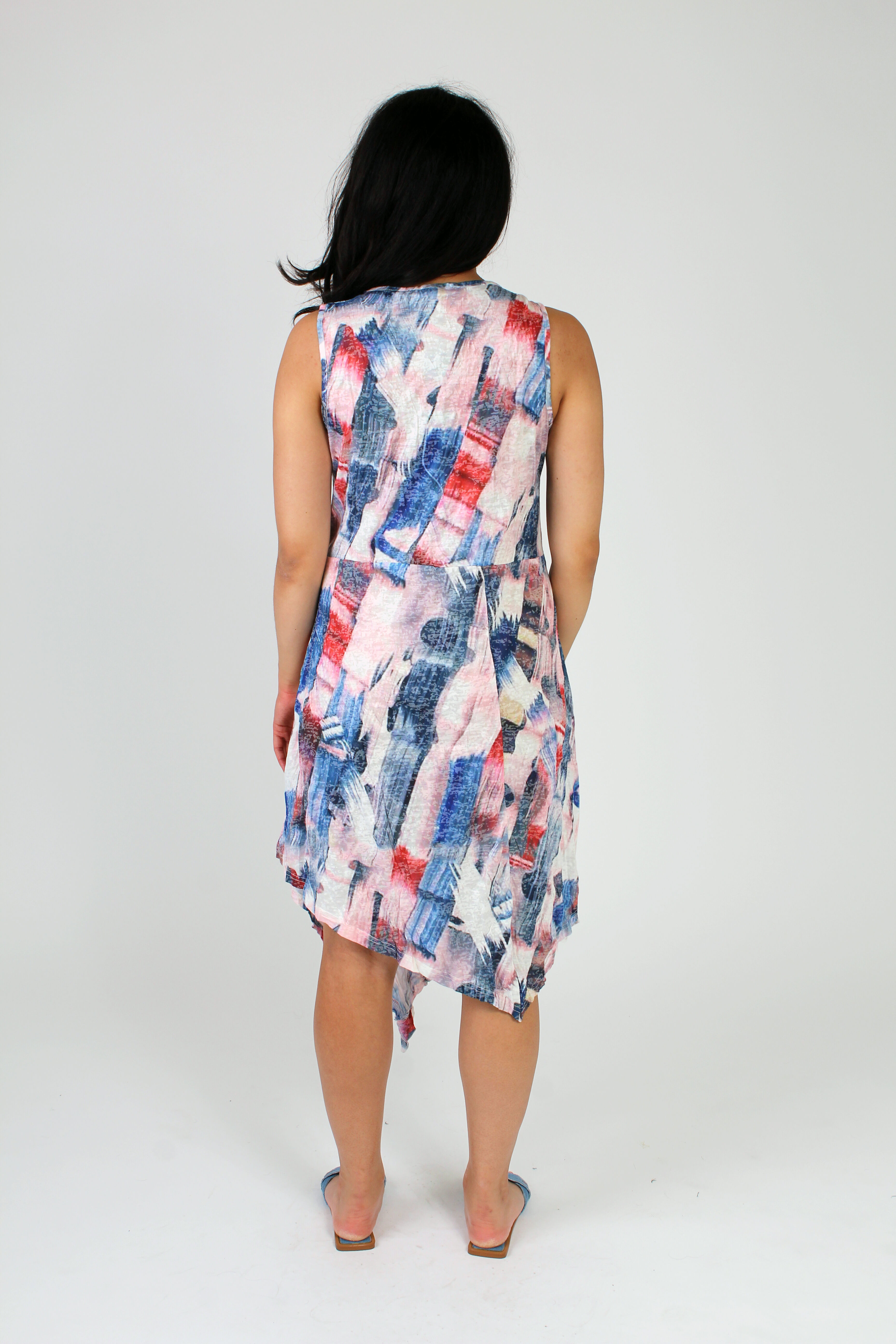Asymmetrical Midi Dress Image 3