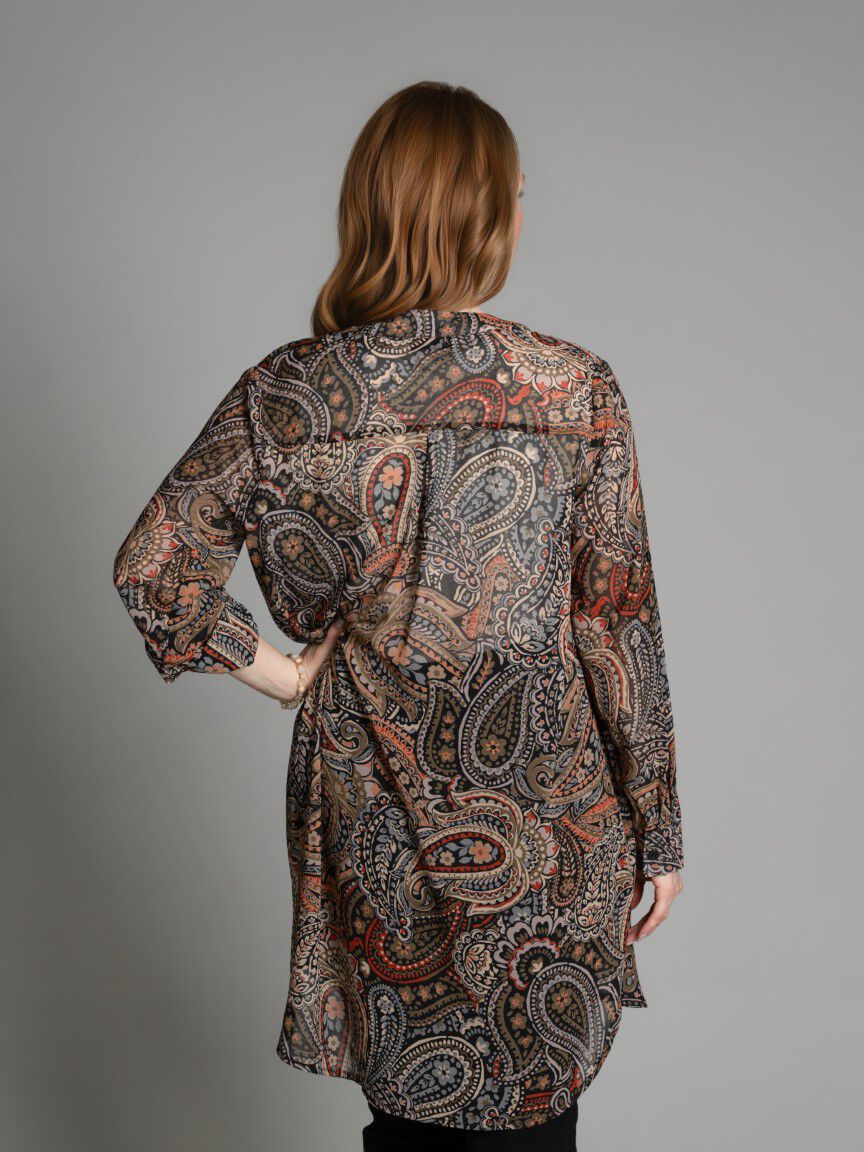 Sheer Crew Front Top