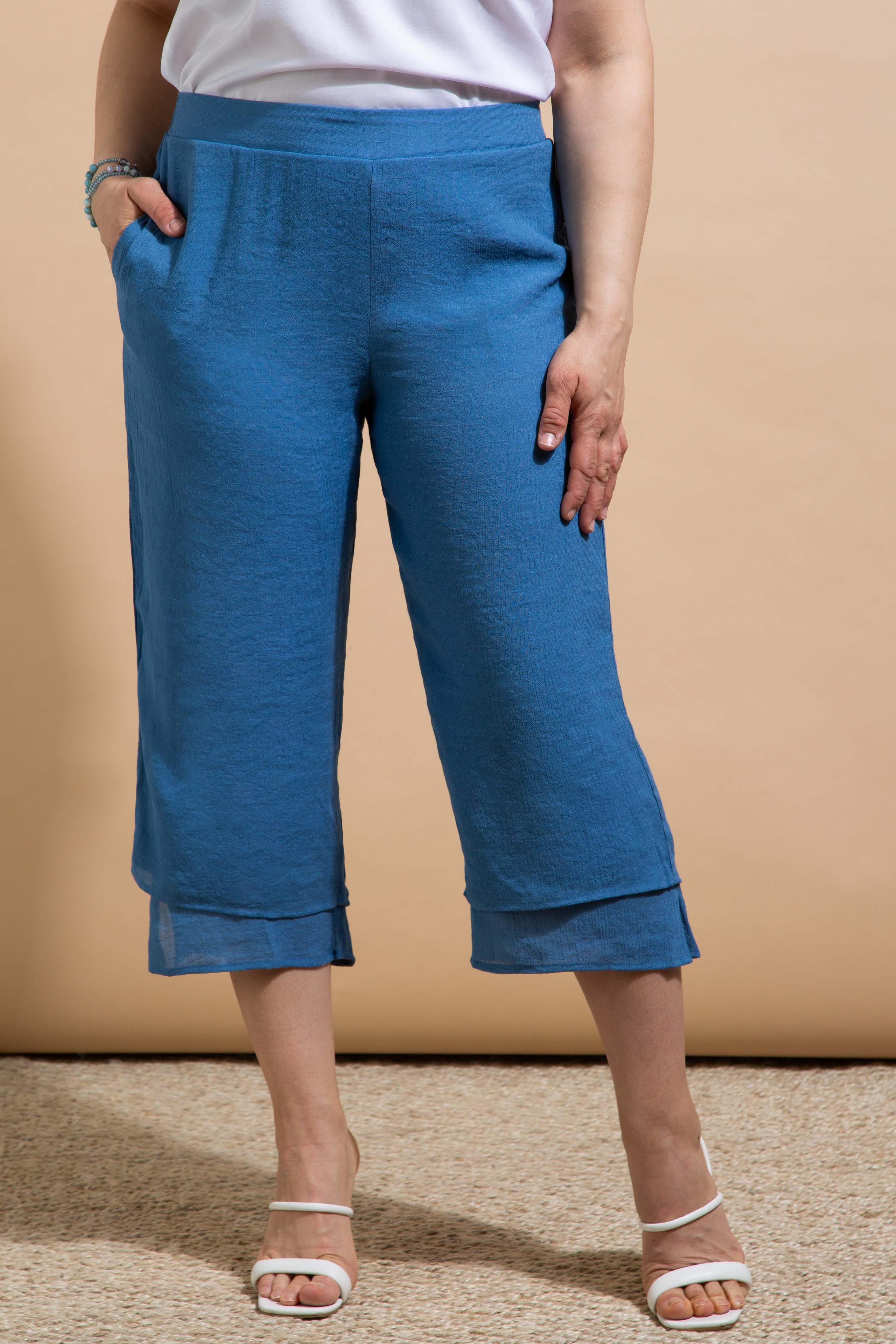Wide-Leg Cropped Pant Image 1