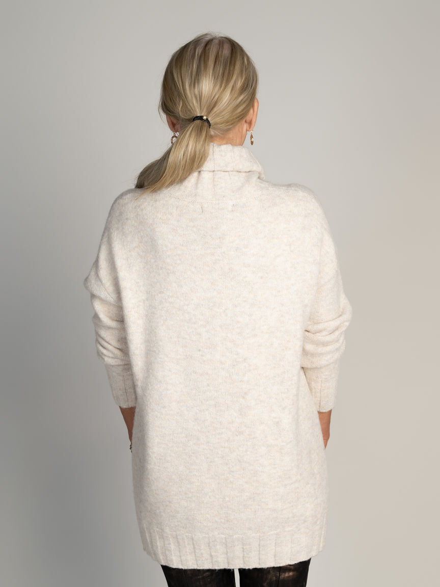 Turtleneck Knit Tunic