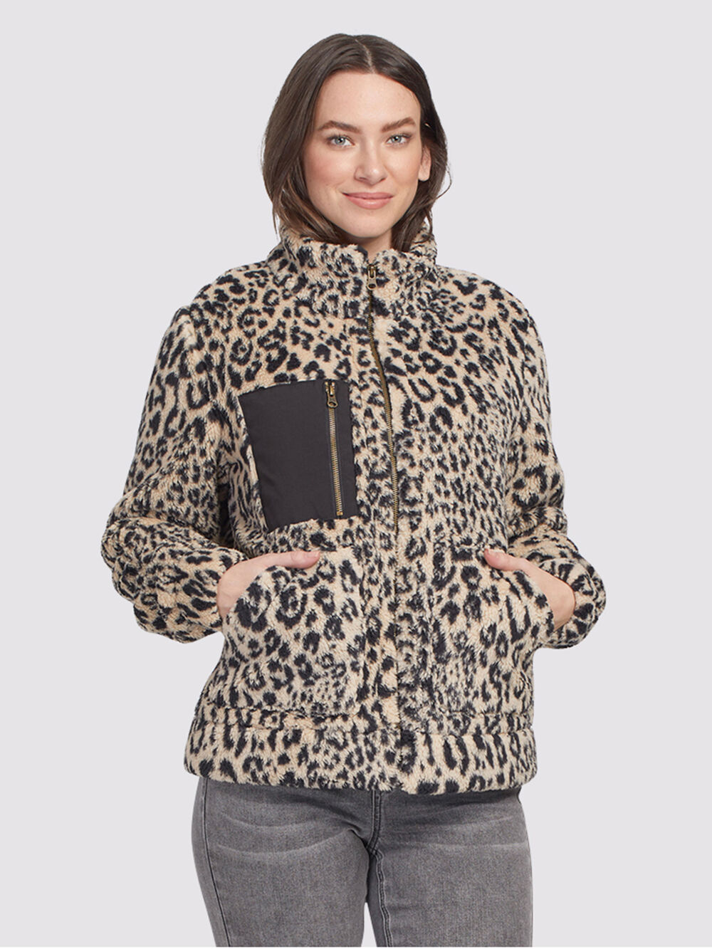 Leopard Fleece Sherpa | Tribal | Suzanne's