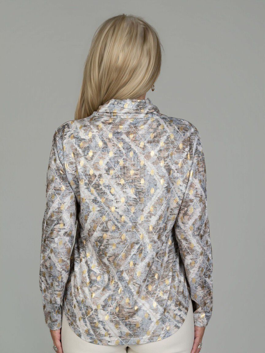 Long Sleeve Cowl Neck Top